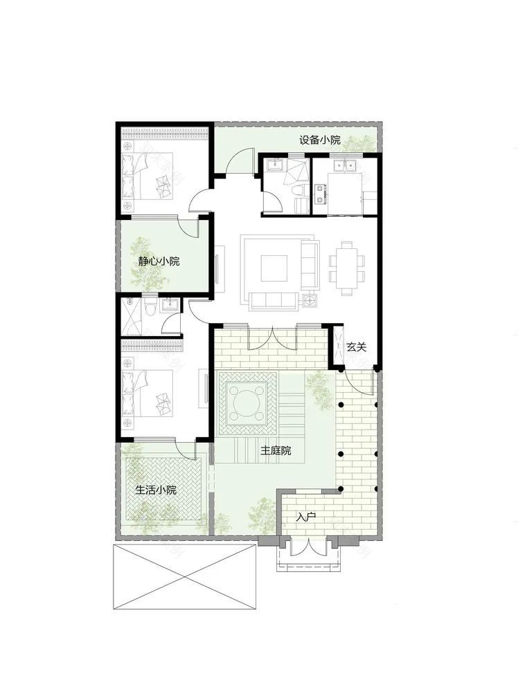 青岛桃李春风小镇 | 田园牧歌与尧王山水的空间叙事-288