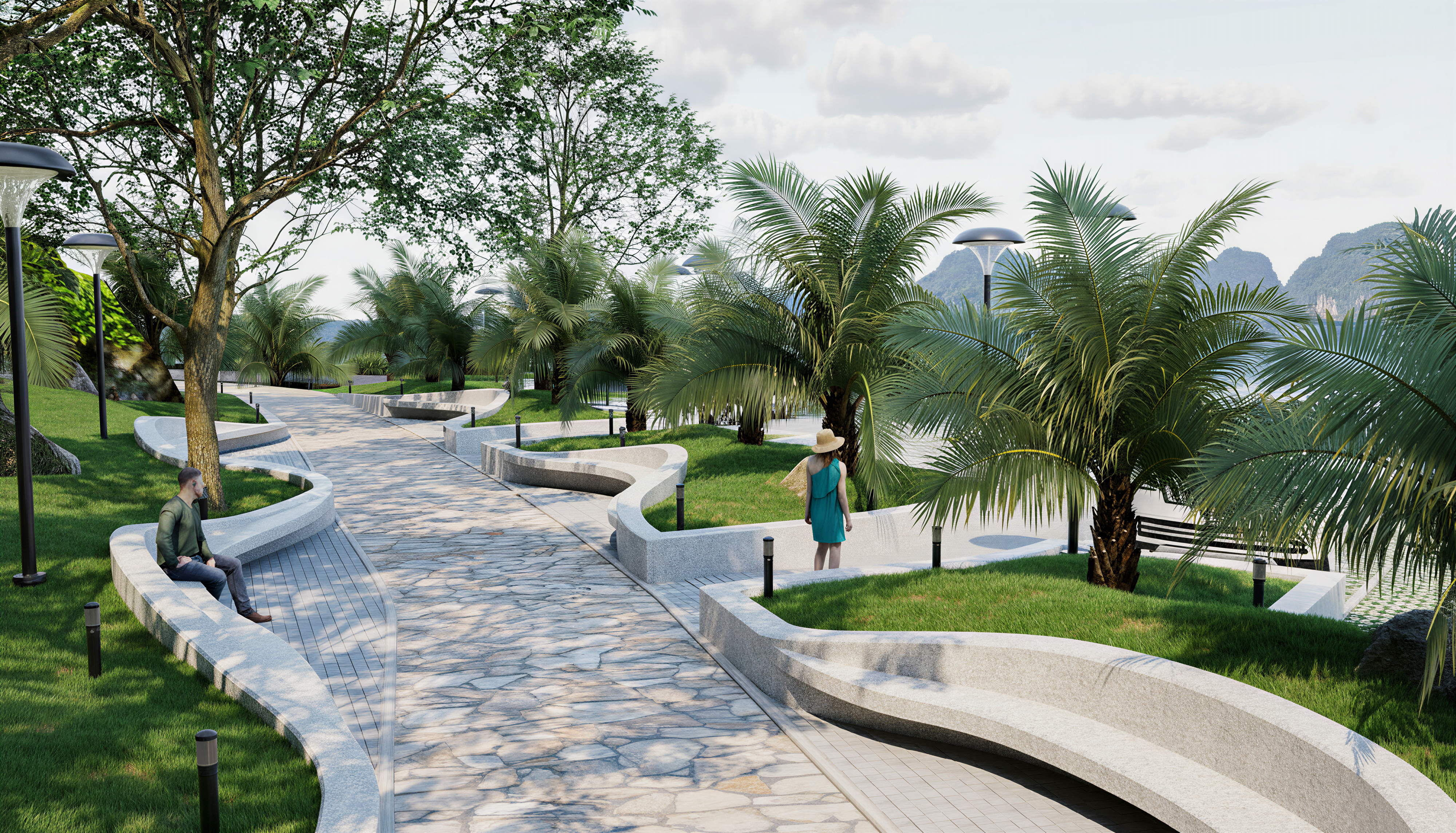 BÃI ĐỖ XE BUNGALOW / QUANG CƯỜNG-0