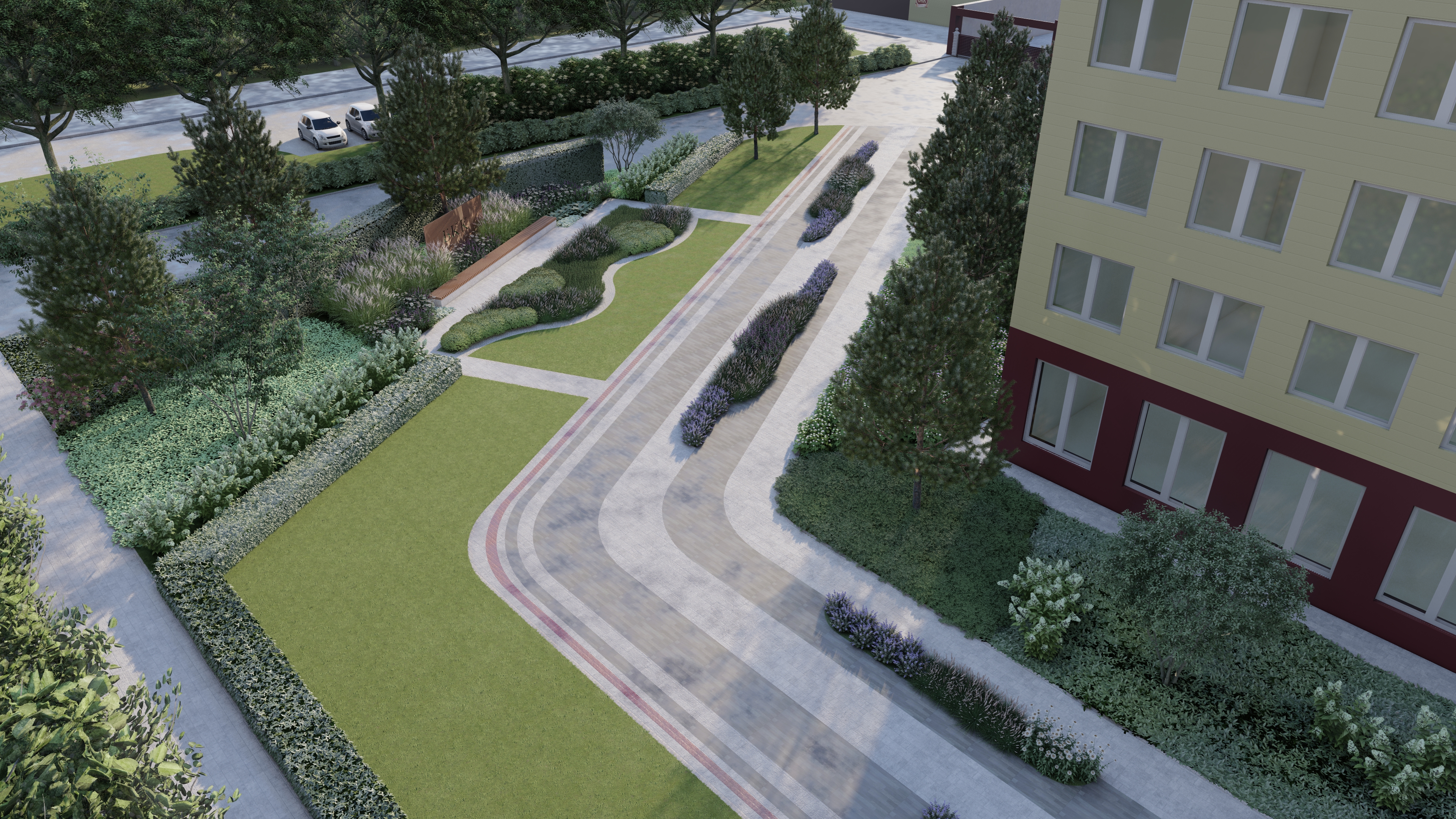 糖果厂入口区域景观设计项目-10