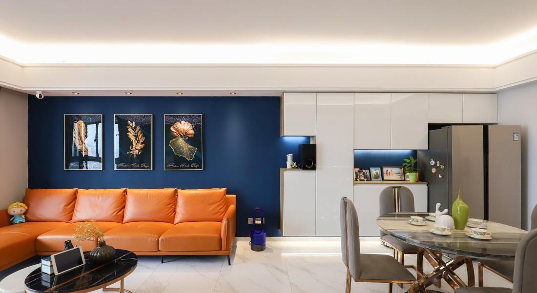 爆改传统 3 房,打造 41 平米大气客厅-22