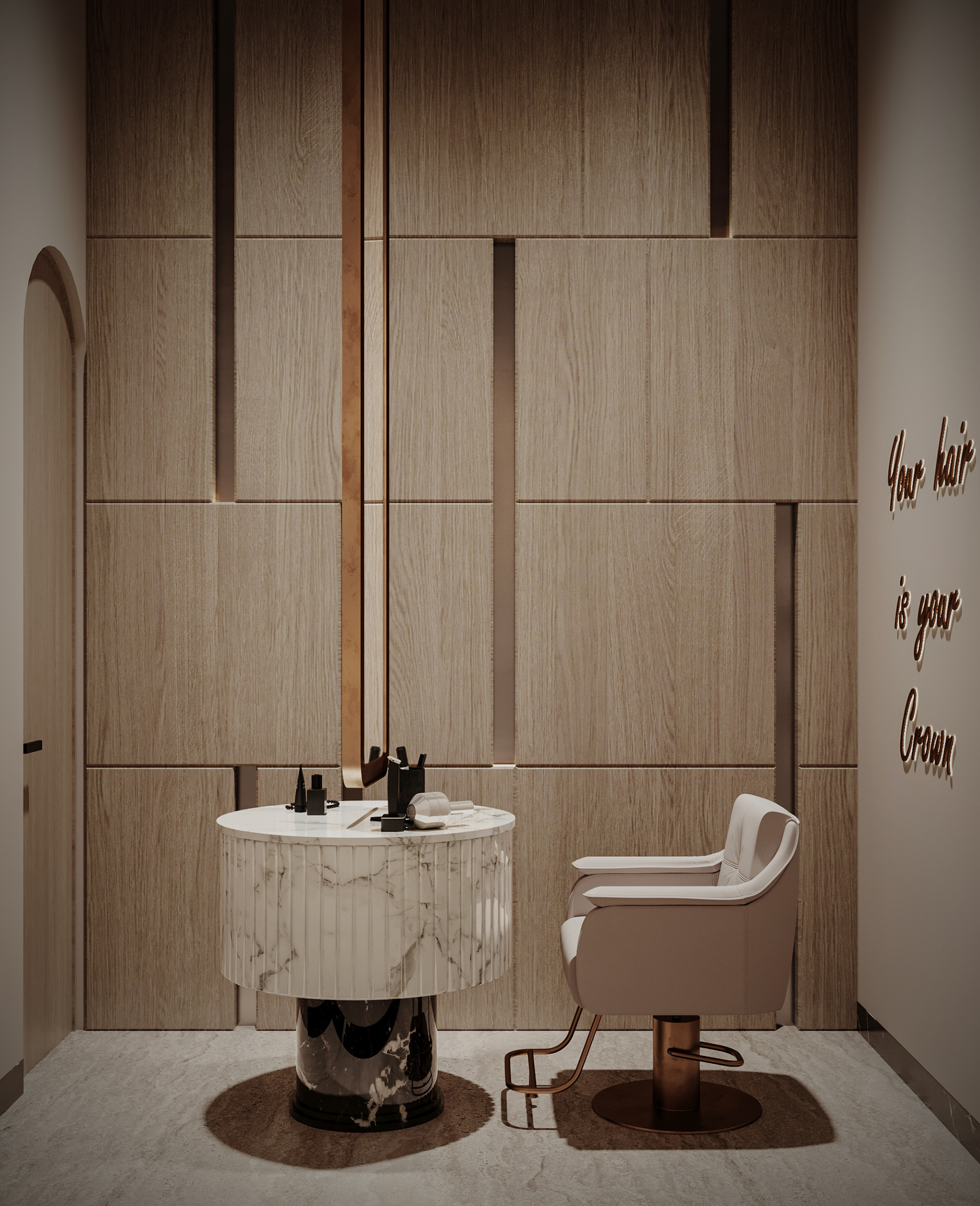 现代有机美容院丨沙特阿拉伯塔布克丨RAWABI DESIGN-20