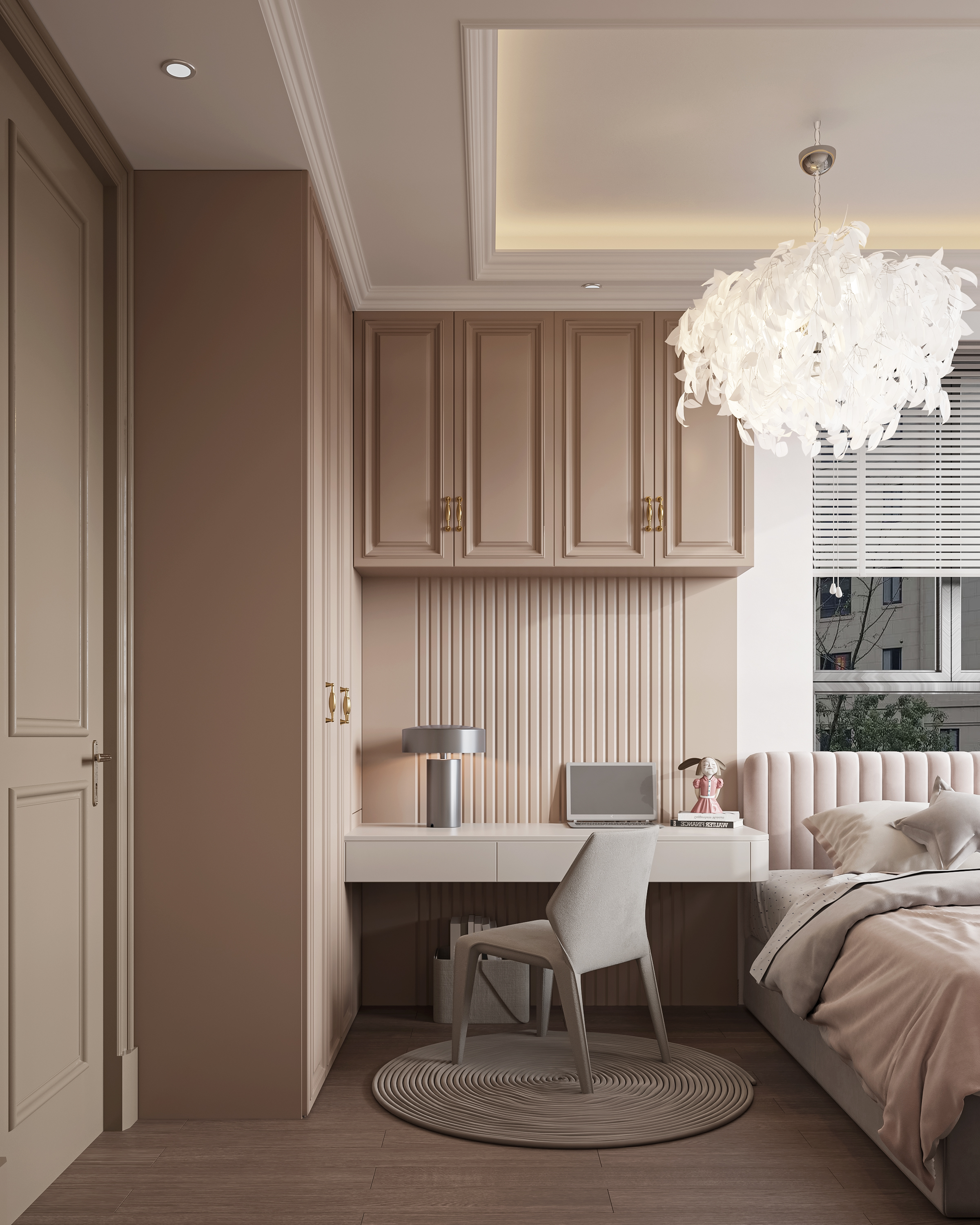 简美客餐厅卧室  效果图表现-5