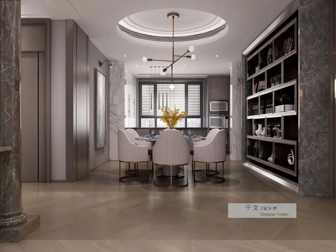 中海盛京府 | 现代轻奢灰度住宅的温情设计-28