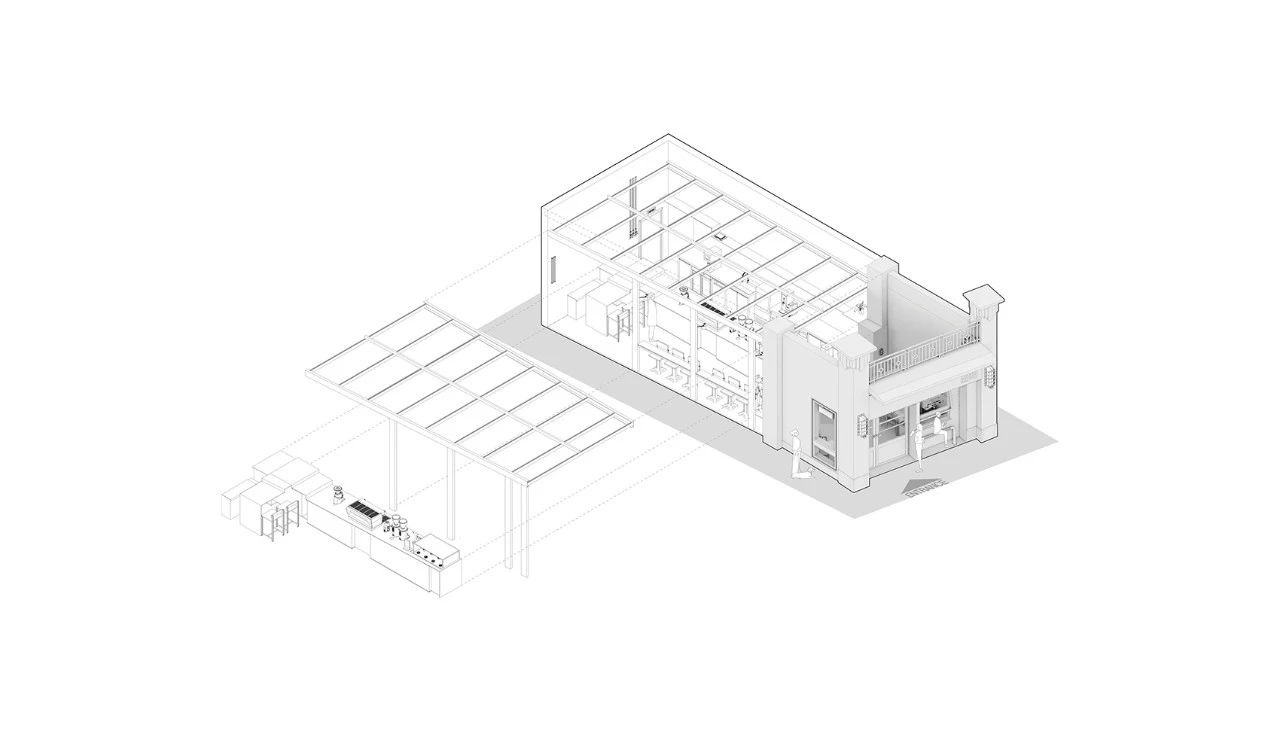 解构老房子 · 上海静安旧别墅改造的咖啡店设计丨中国上海-11