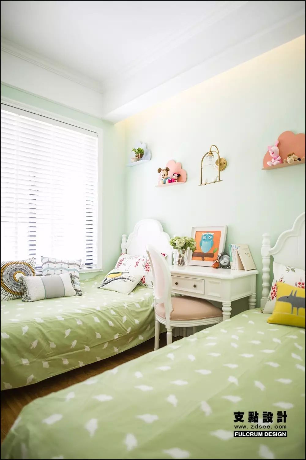 现代美式家居,打造温暖阅读空间-44