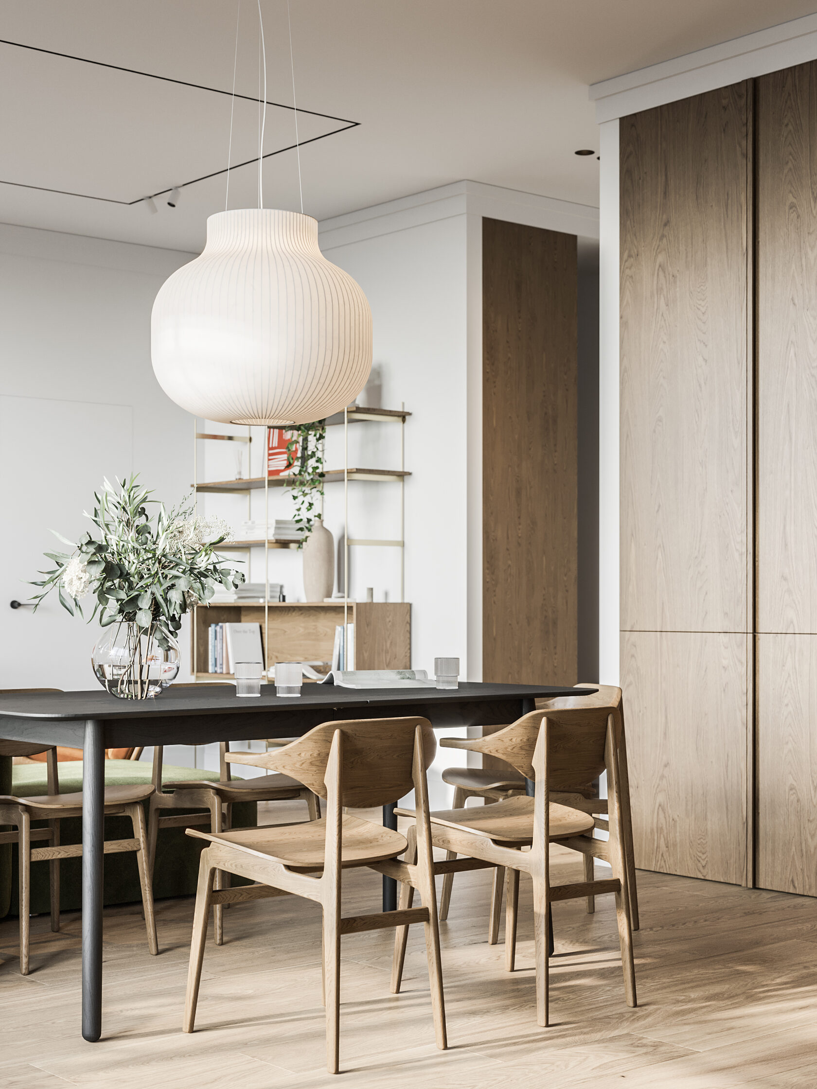 清爽原木风公寓设计 简洁的雅致！-8