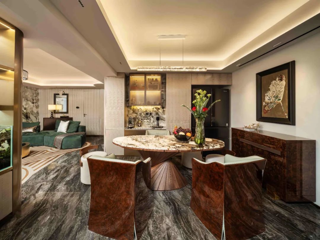 魅无界设计｜摩登海派大平层：个性与艺术的生活共鸣-43