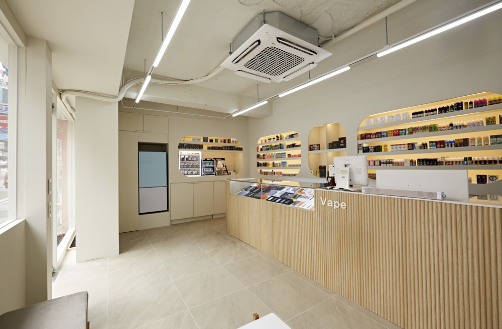 简约风格电子烟专卖店，设计亮点一目了然-7