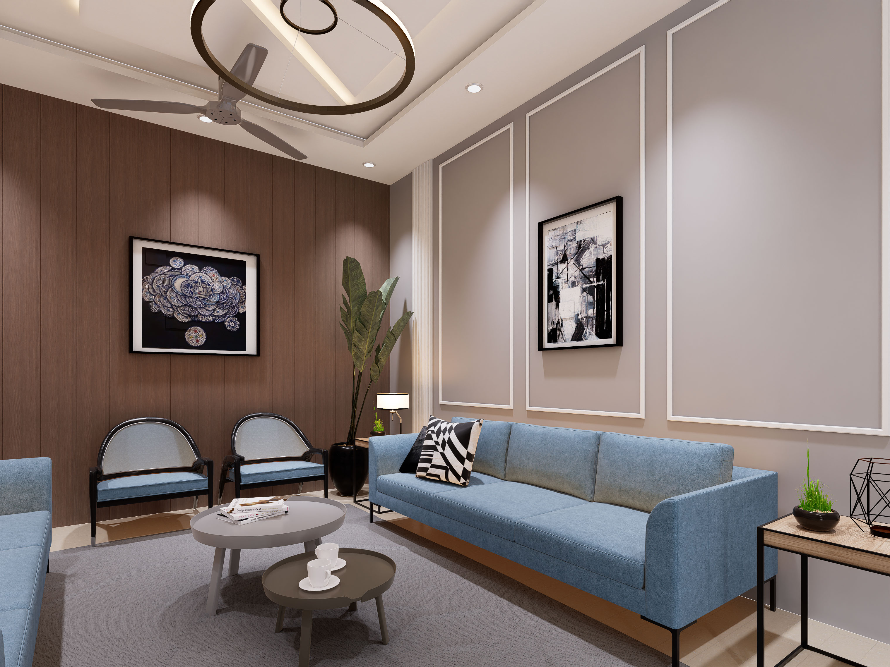 Lounge Interior Rendering-2