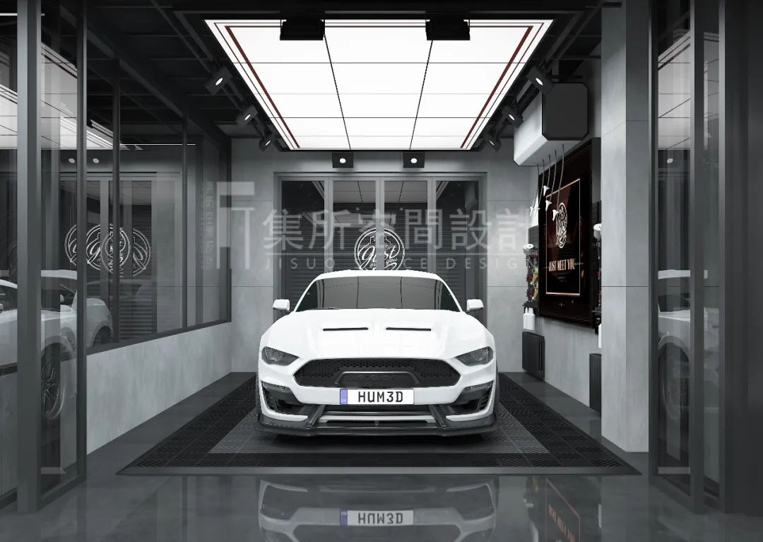 刚好遇见你--汽车美容会所设计-23