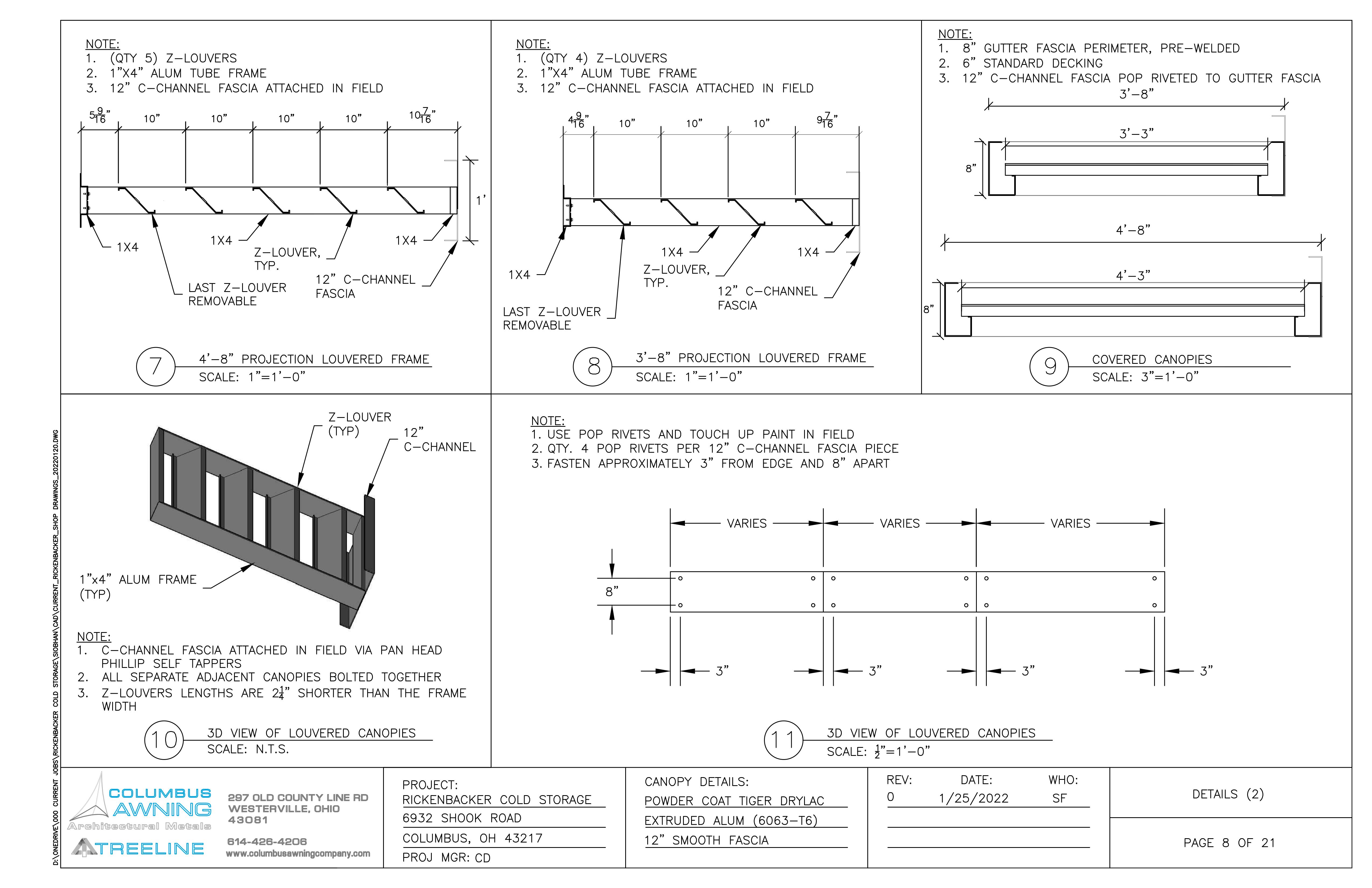 Cantilevered Canopy Project- Rickenbacker Cold Storage-7