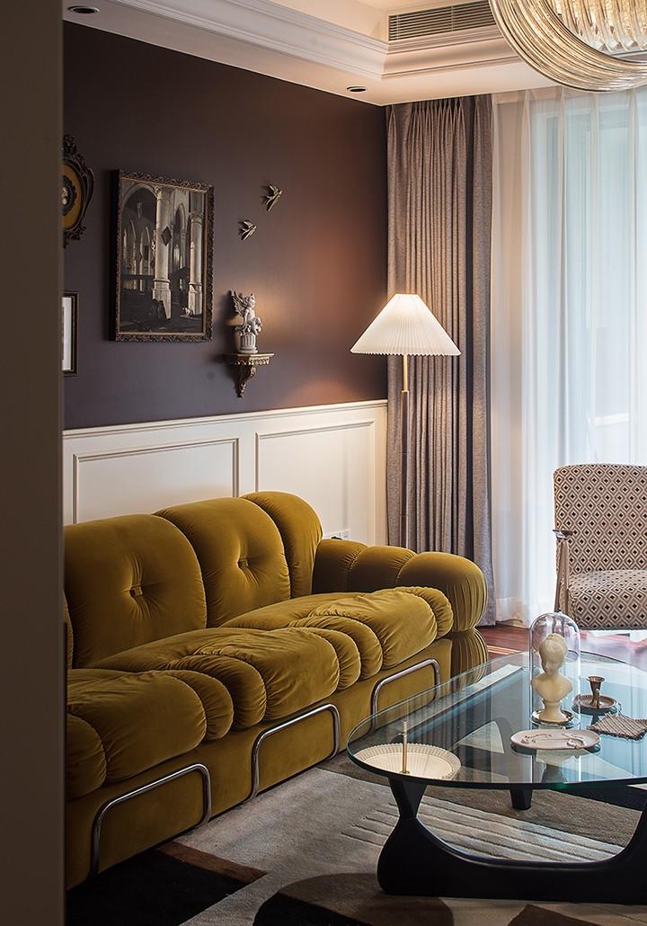 复古风情,拯救猪肝红地板的家居设计-4