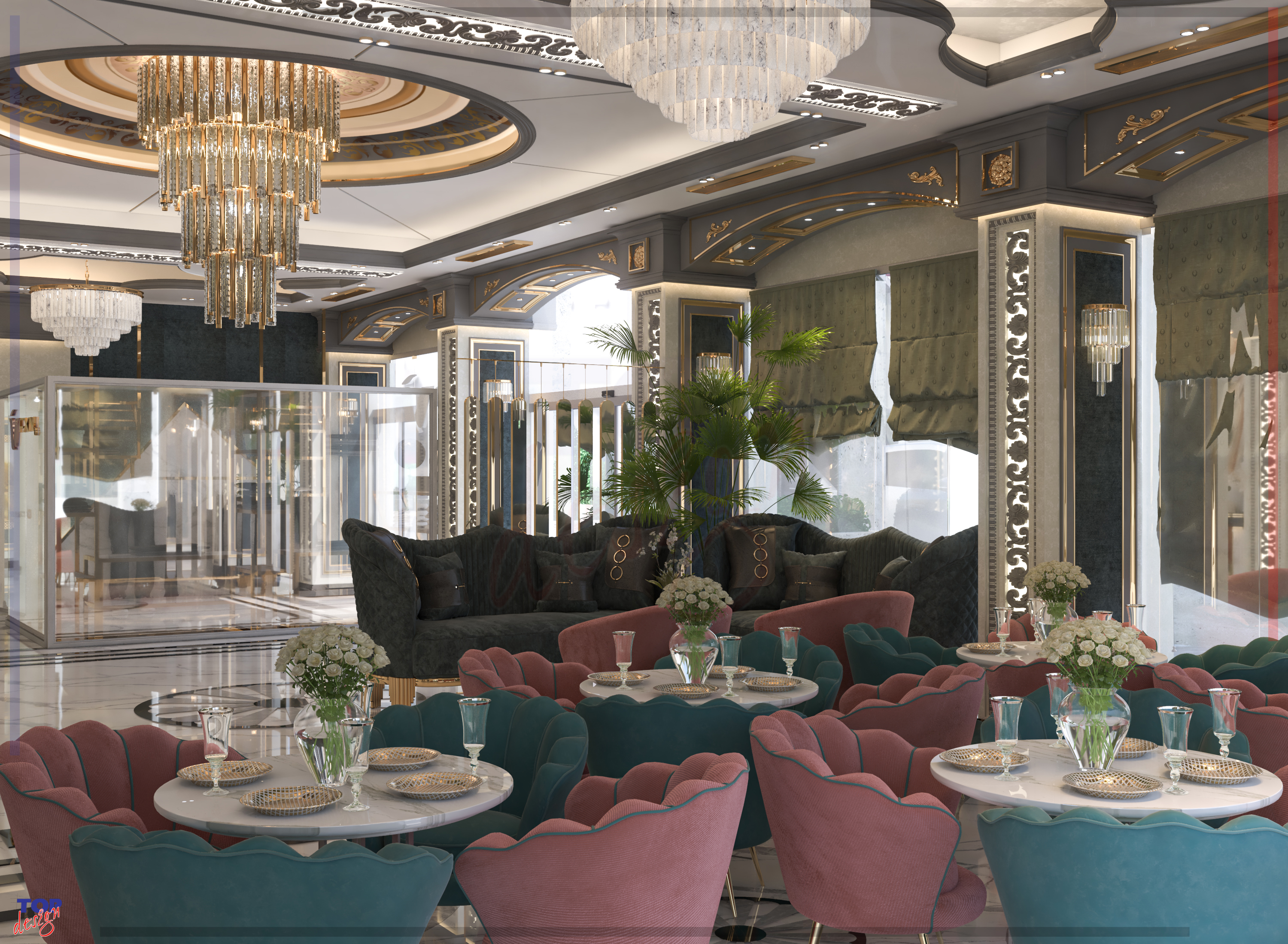 酒店入口和咖啡馆二期丨Top Design Office-10