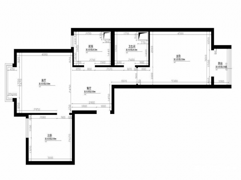【上海实创装饰】浦东金桥90平简美风格婚房装修设计-7