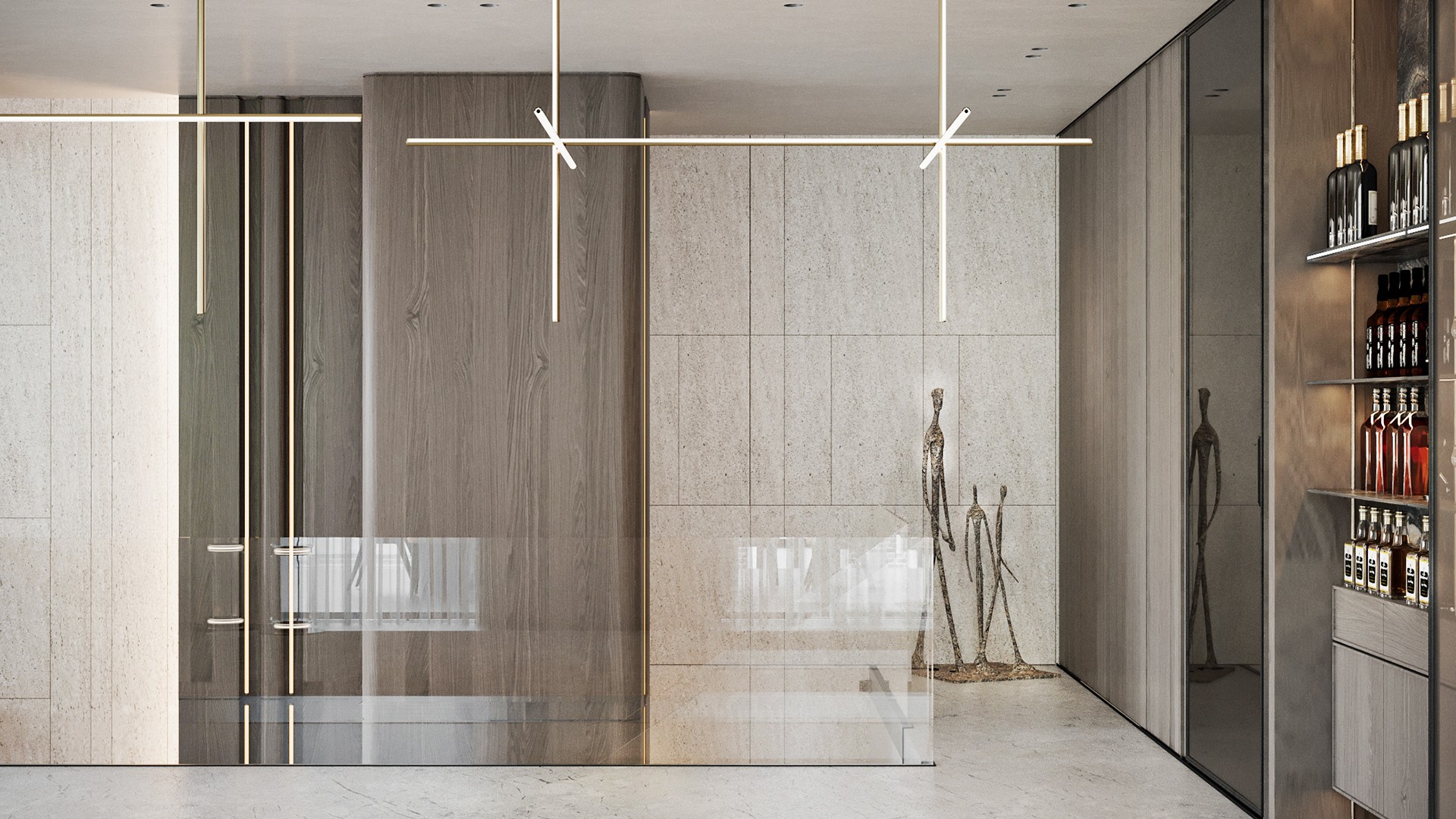 现代空间设计，石材系的完美应用！-10