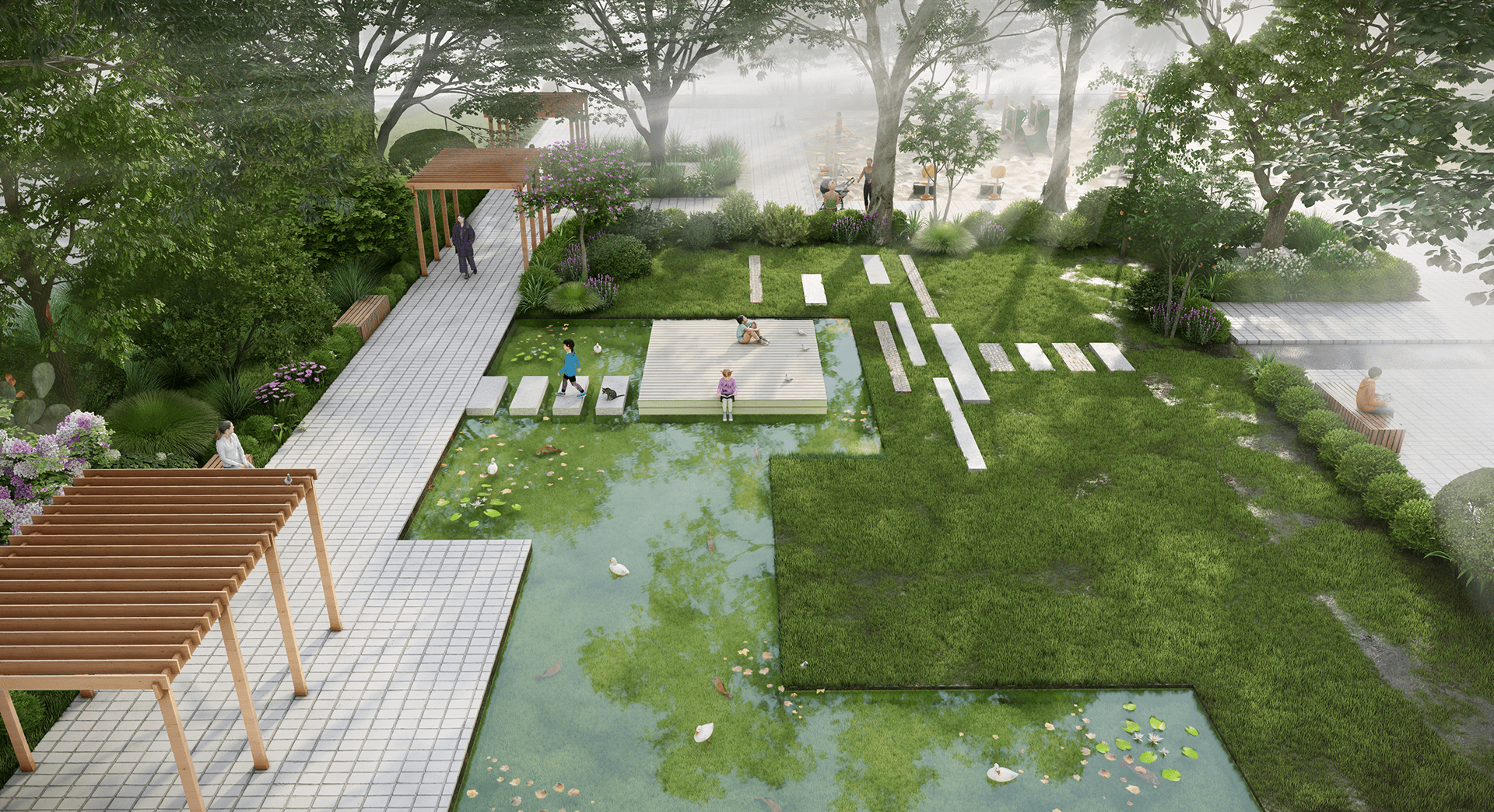 后工业公园渲染丨LUMION 课程学生-10