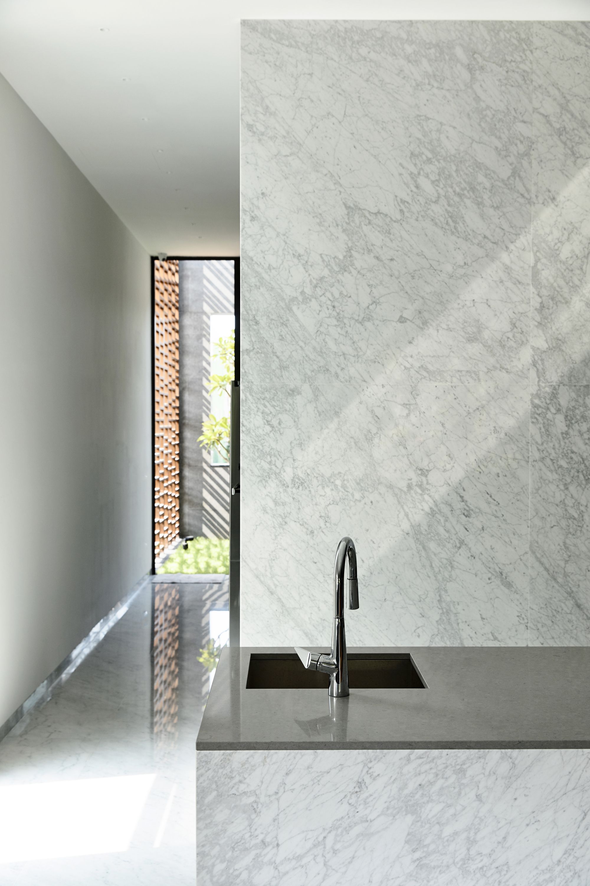 新加坡“Viewing Back”别墅,景观与室内完美融合-43