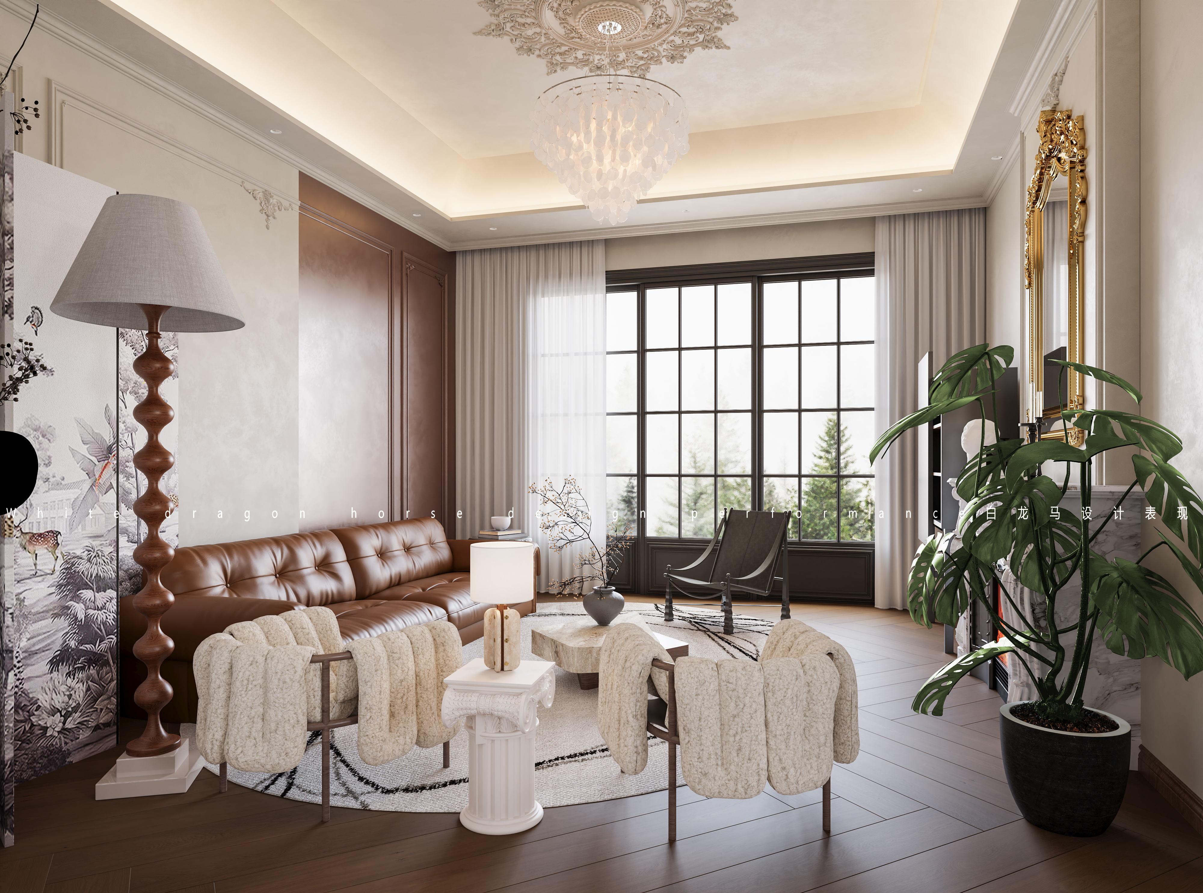 轻法式家装效果图-0