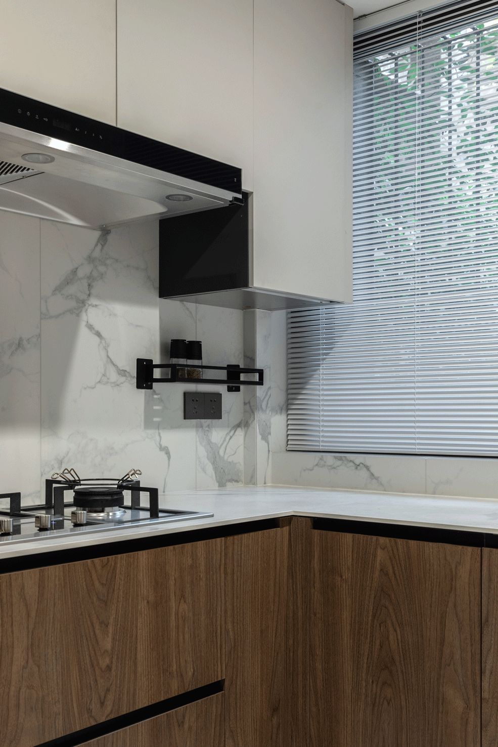 成都市复式公寓的现代简奢花园生活-85