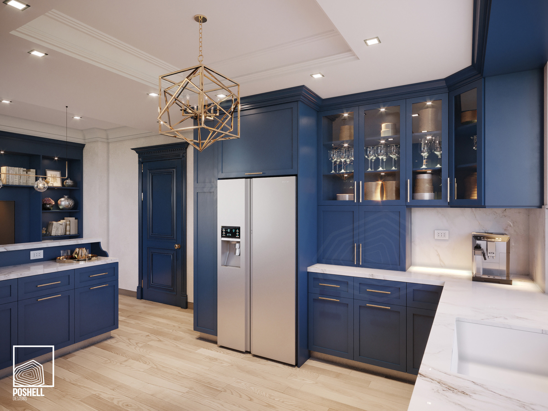 私人住宅别墅 G·F·丨埃及开罗丨Poshell Designs-24