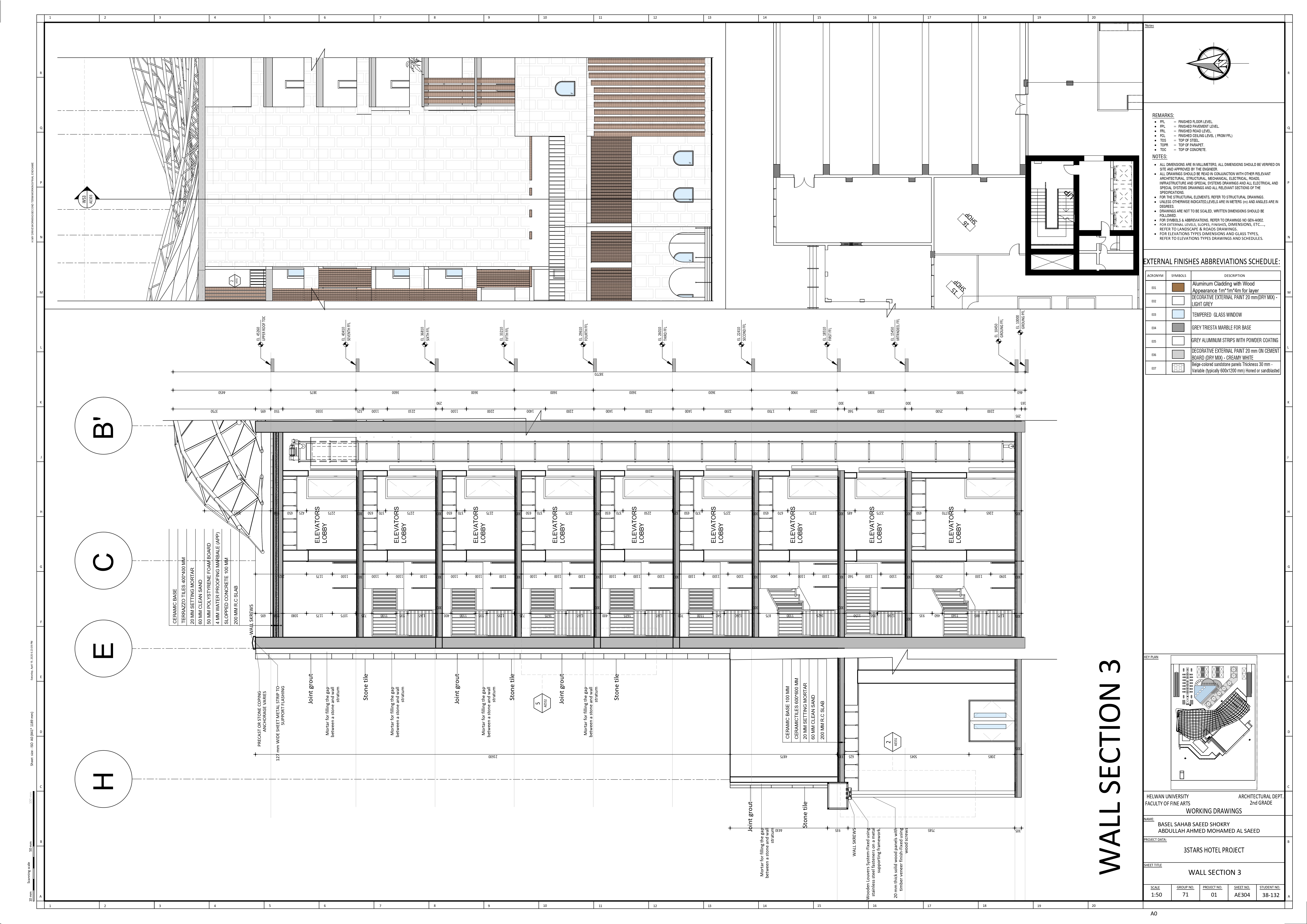 AquaVeil Hotel Working And Technical Insulation Drawing-17
