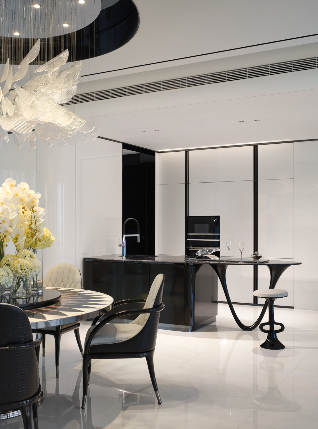 朴悦新作丨重庆塔尖天际豪宅：新希望D10天际·黑珍珠设计方案-94