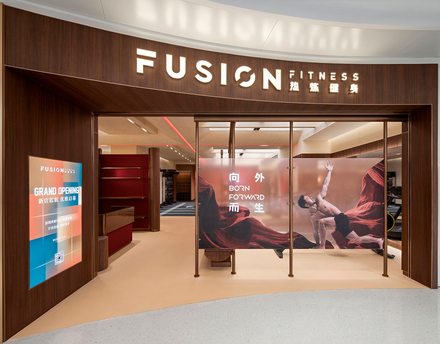 热炼健身会所,深圳湾睿印店丨中国深圳丨得德设计-8