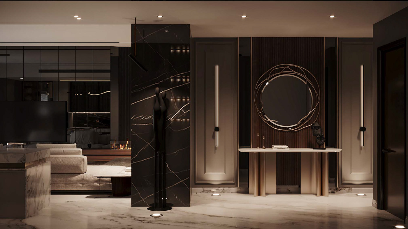 深色静谧空间  营造家的温馨感！-7