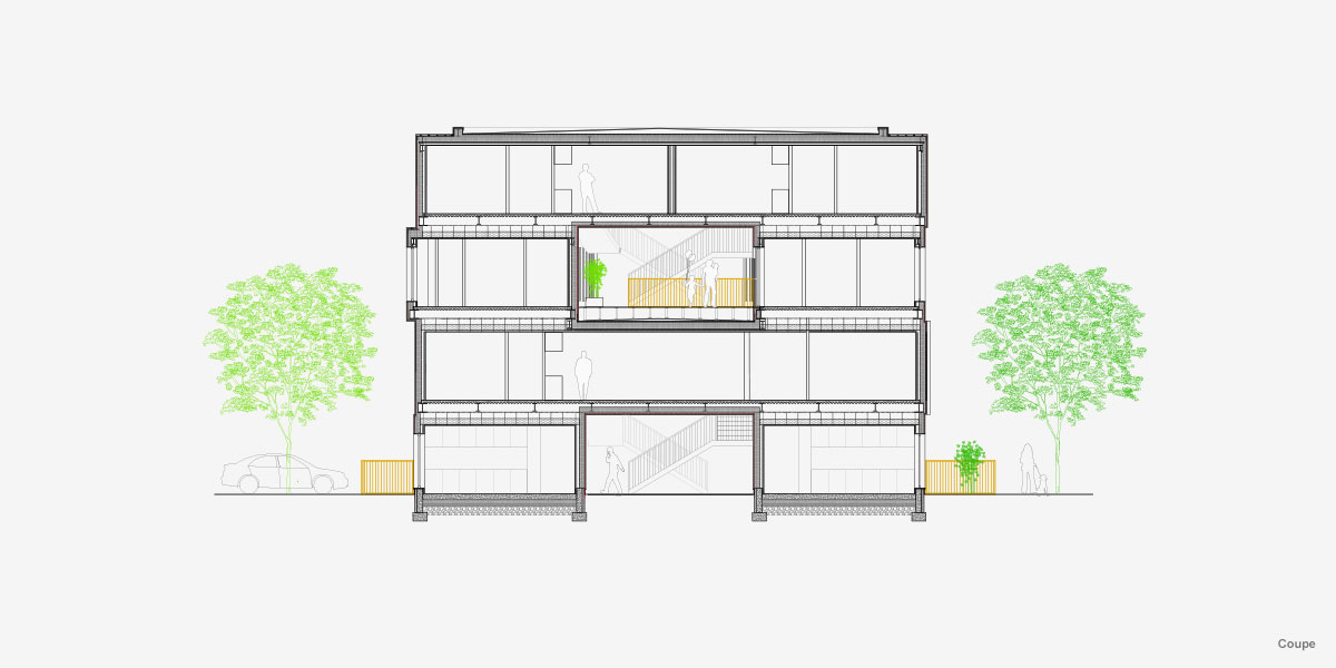 10套个性化集体住宅丨法国丨CoCo architecture,Odetec,Axeplan-9