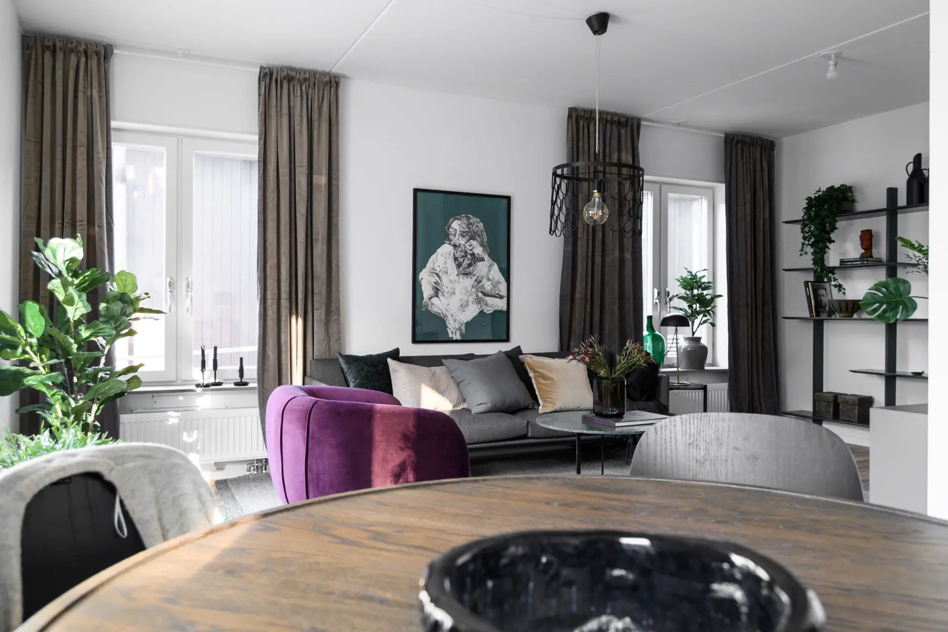 新瑞典风 velvet 温馨三房设计-7