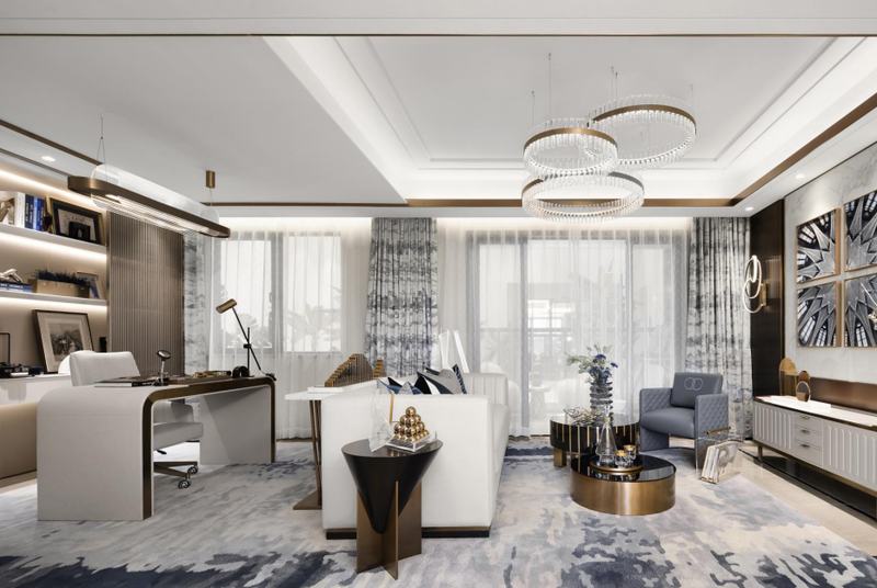 肇庆世茂滨江壹号样板间设计 | 空谷茗悠，知味赏韵-118