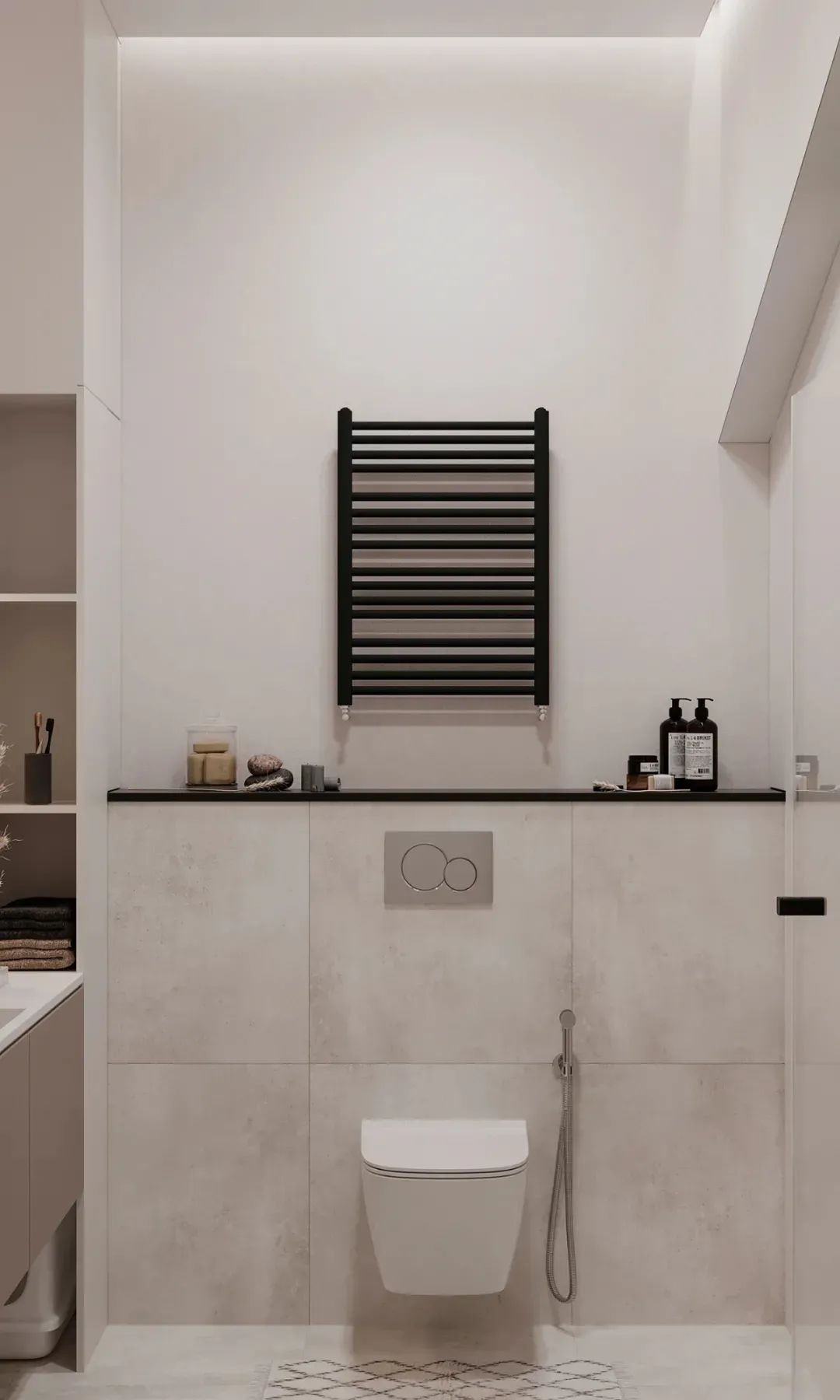 75㎡简约原木高级黑,年轻夫妇的完美之家丨Tomkin Design-39