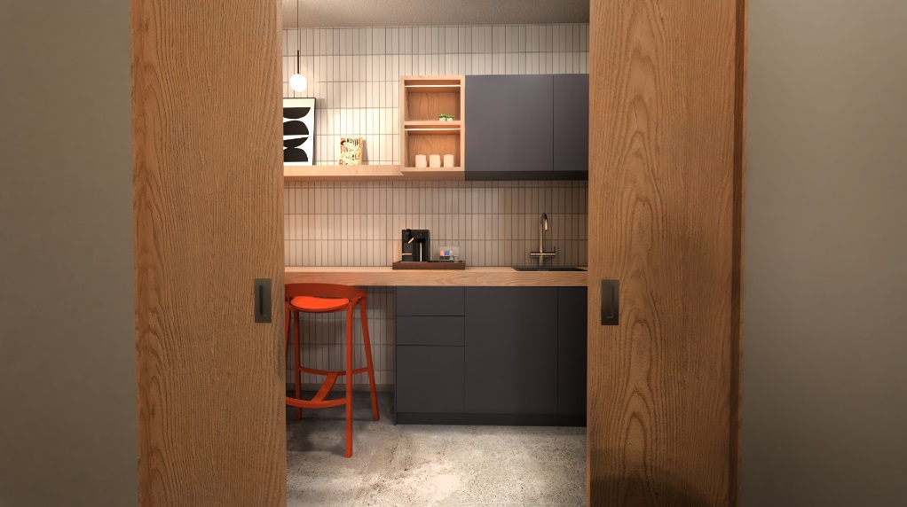 Diseño de Showroom de indumentaria dental.-9