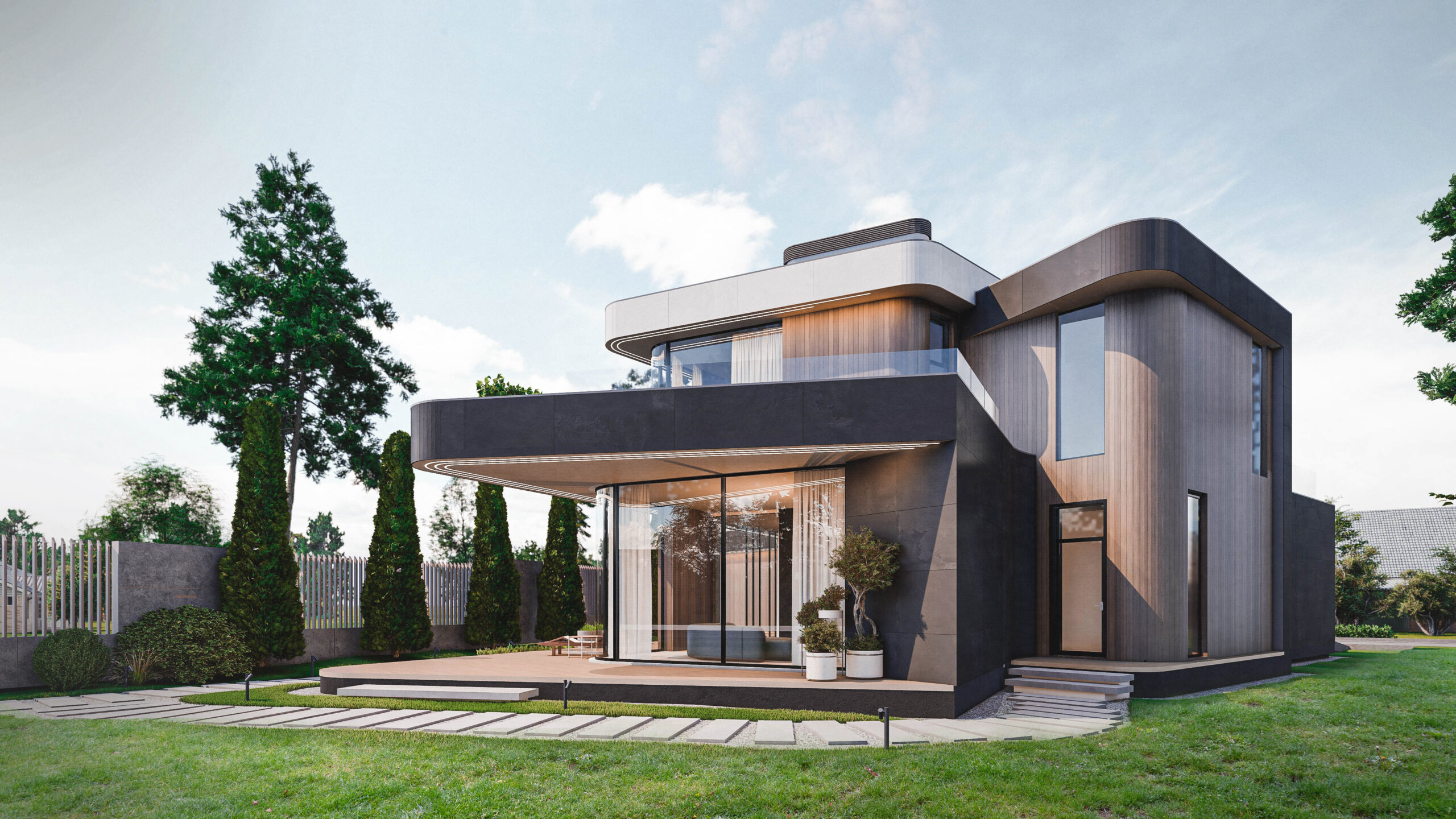 380㎡极简风格住宅项目丨ARXY工作室-15