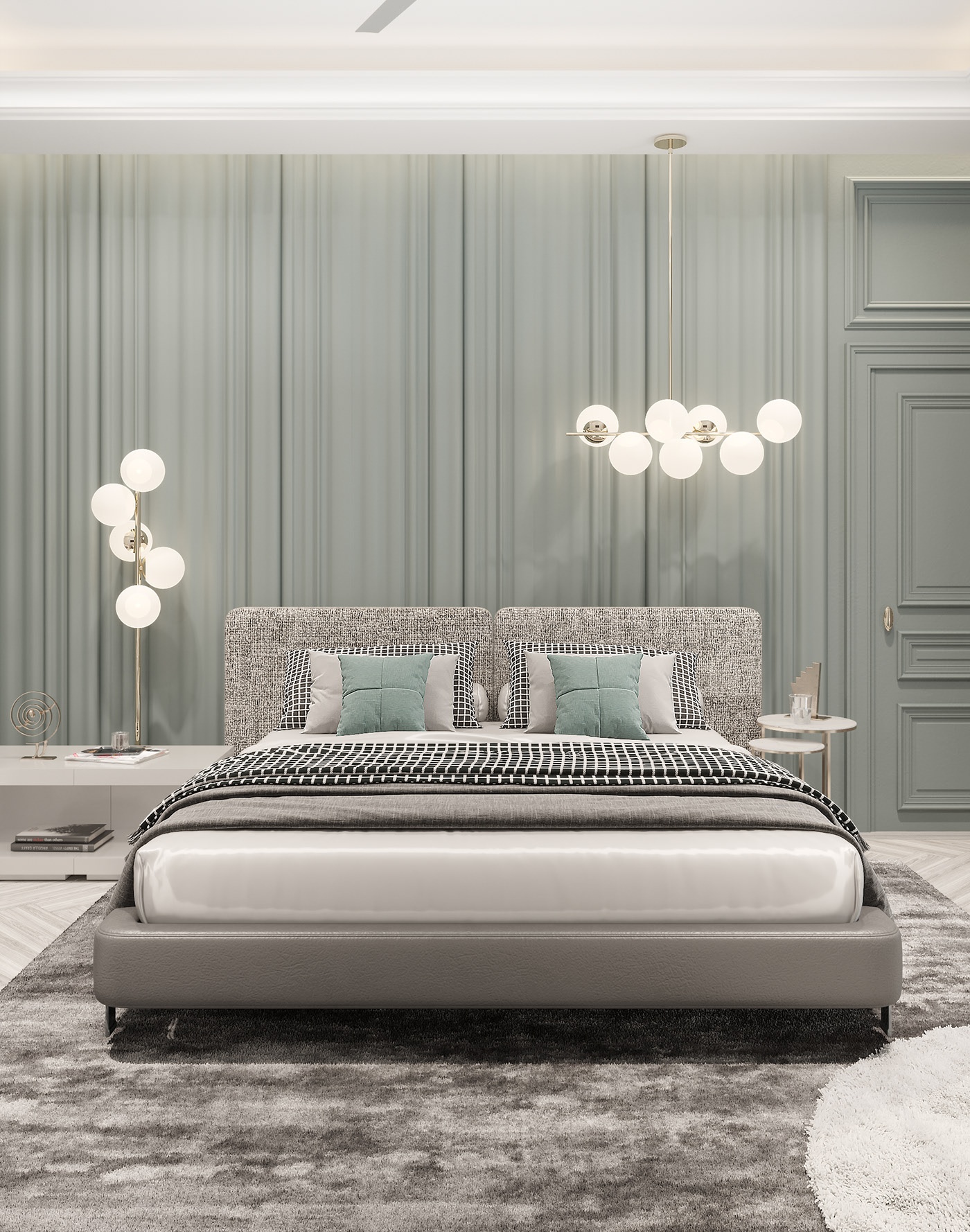 浅色系别墅设计-17