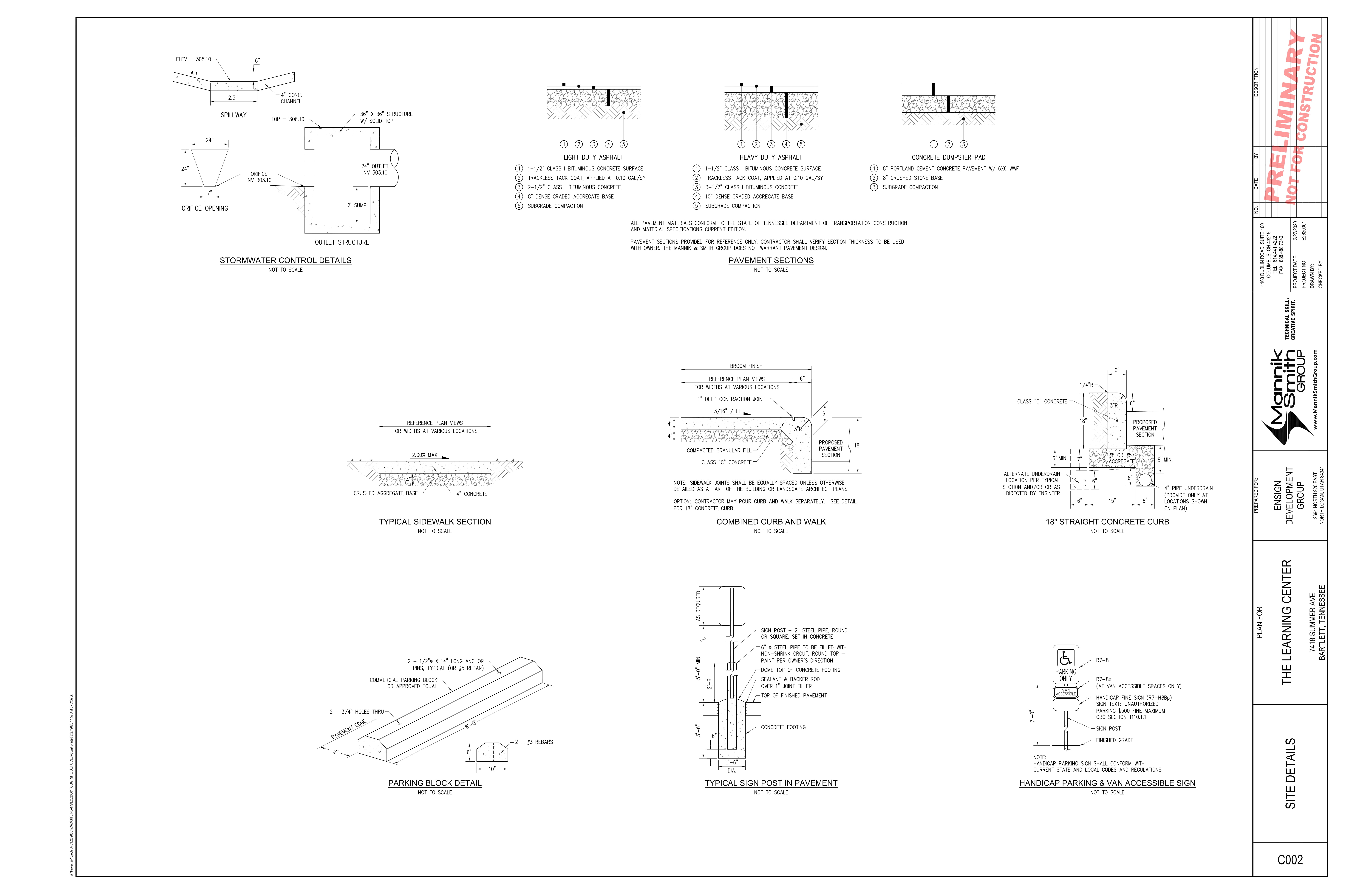 The Learning Center Civil Engineering Plans drawn by me-2