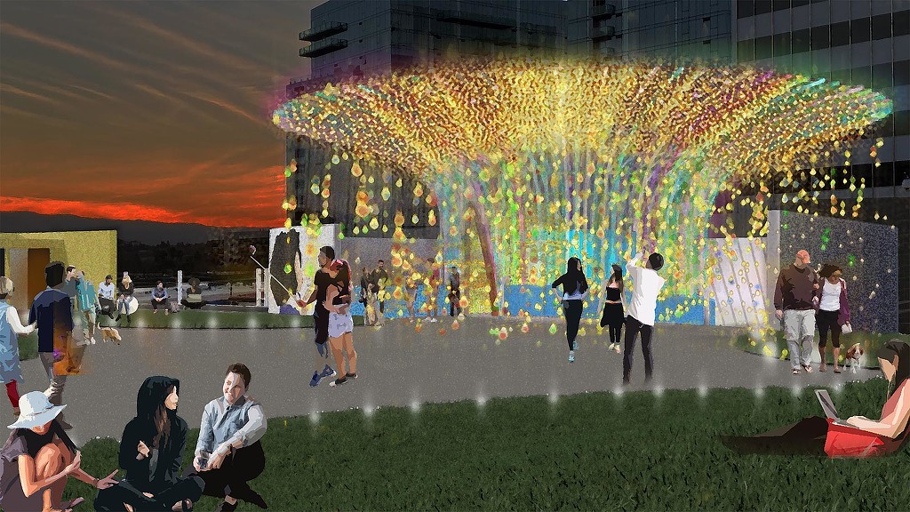 重塑公共空间 | Gensler 将停车场变身为“人民露台”-4