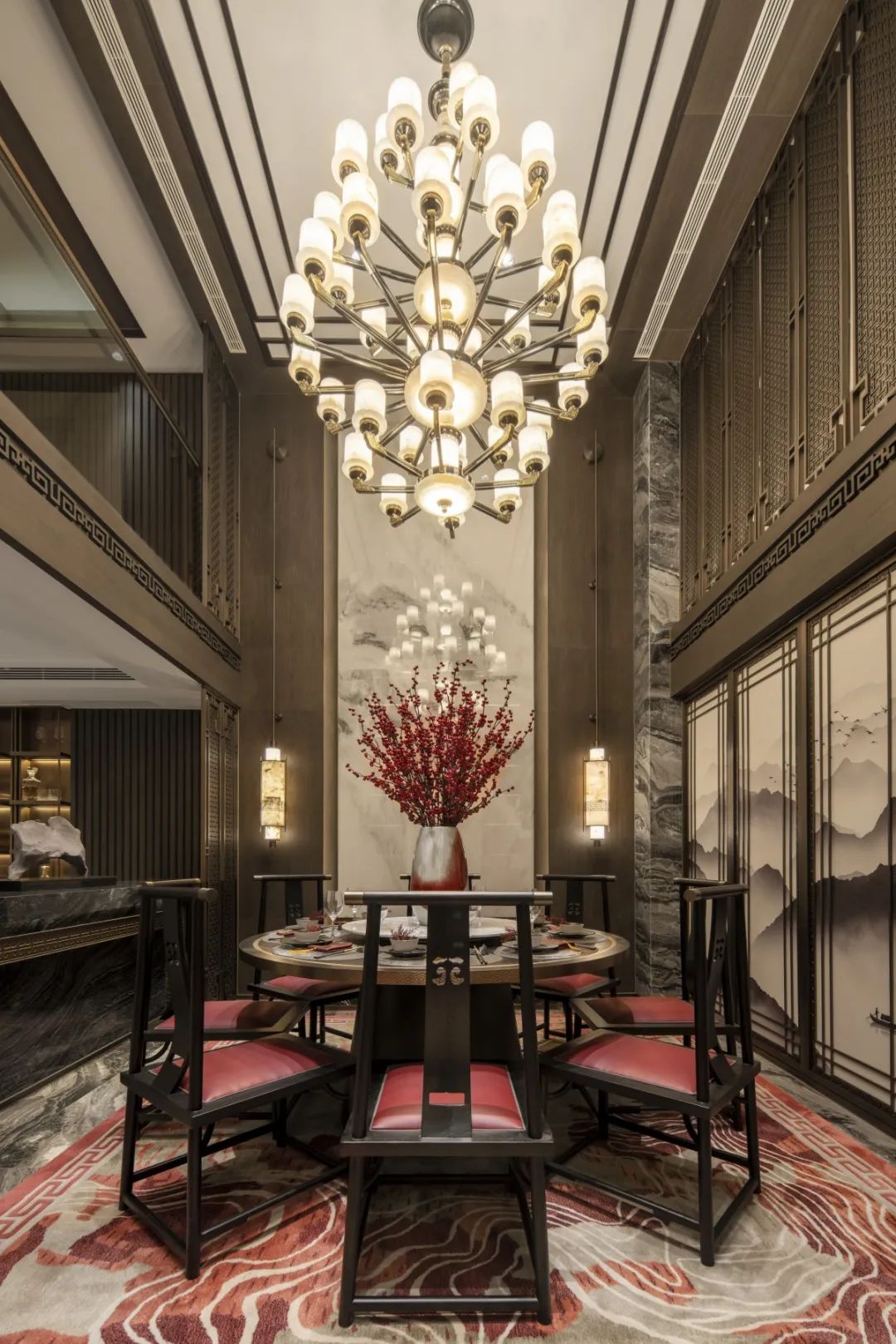 盛唐诗意,现代中式住宅设计丨中国宁波丨一然设计（上海,北京,深圳,沈阳）-3