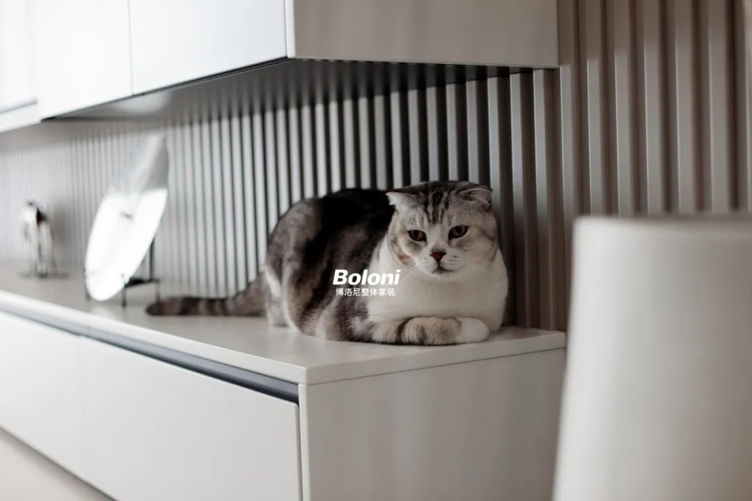 127㎡现代简约质感生活空间-10