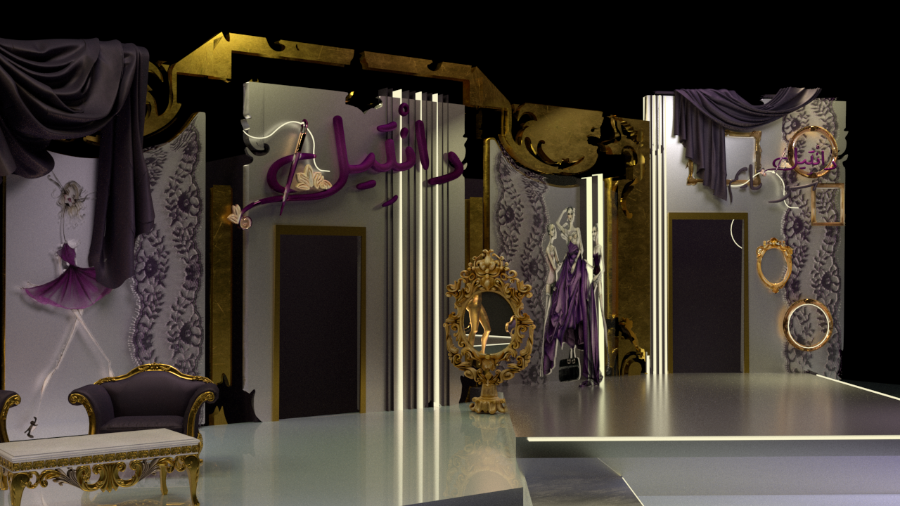 DANTELLE – Editorial TV Fashion program Set Design-3