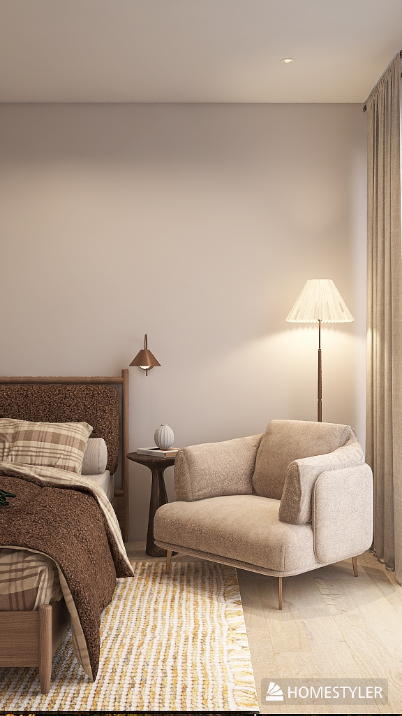 Дизайн-концепция спальни в Москва-сити-5