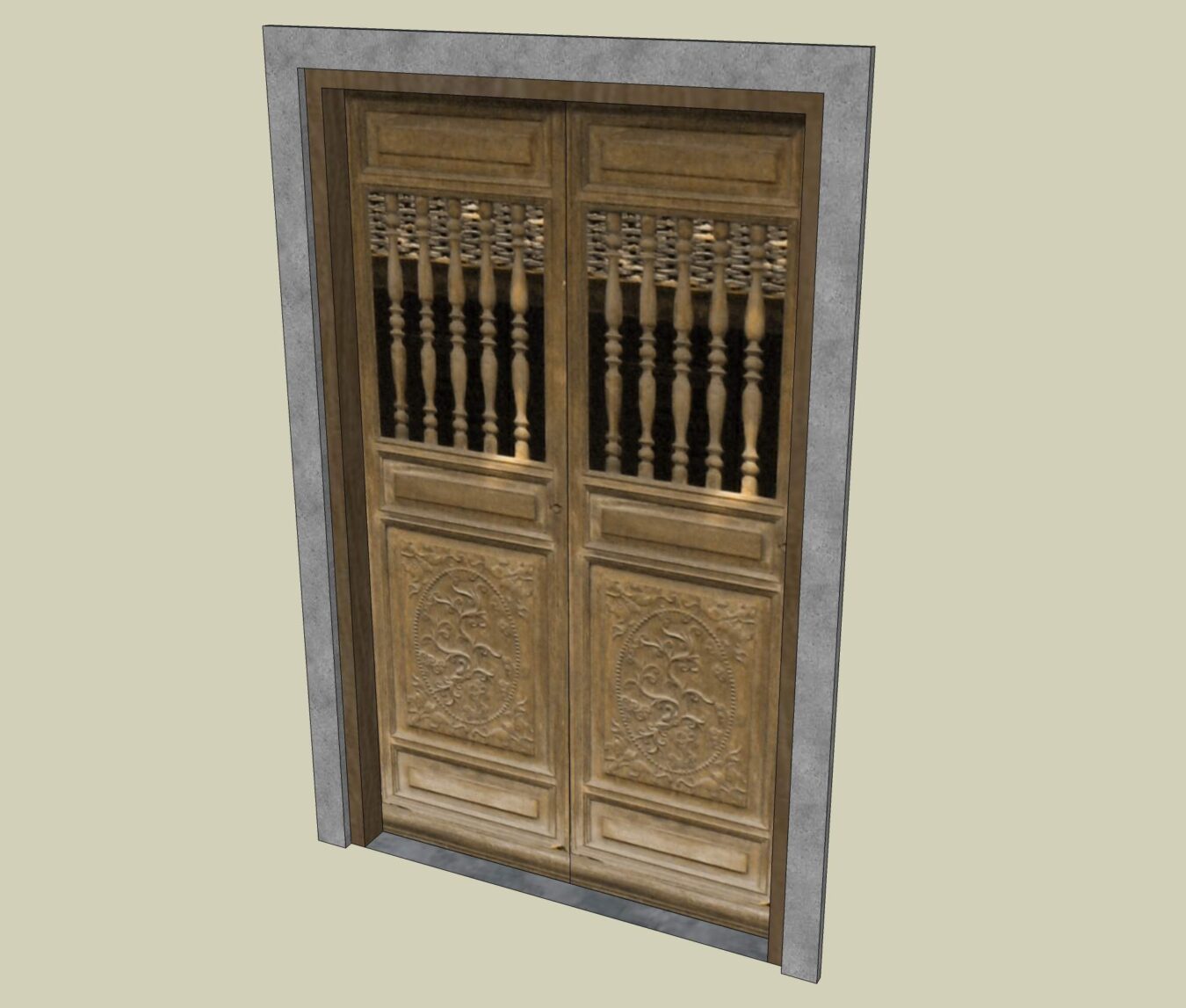 越南古建筑寺庙Sketchup模型库（P6）-1