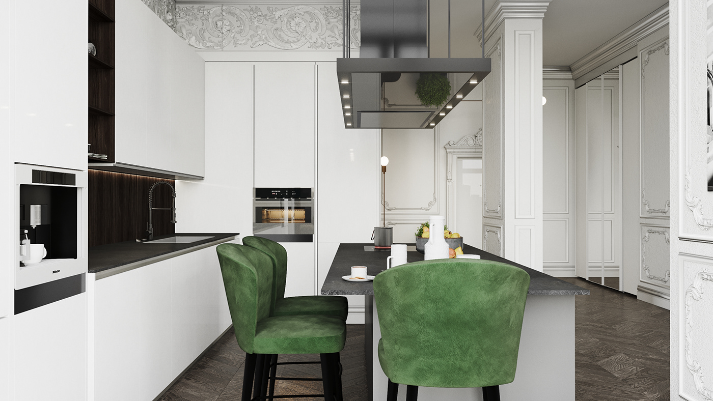 俄罗斯诺沃西比尔斯克 159 平米别墅,古典与现代风格完美融合-11