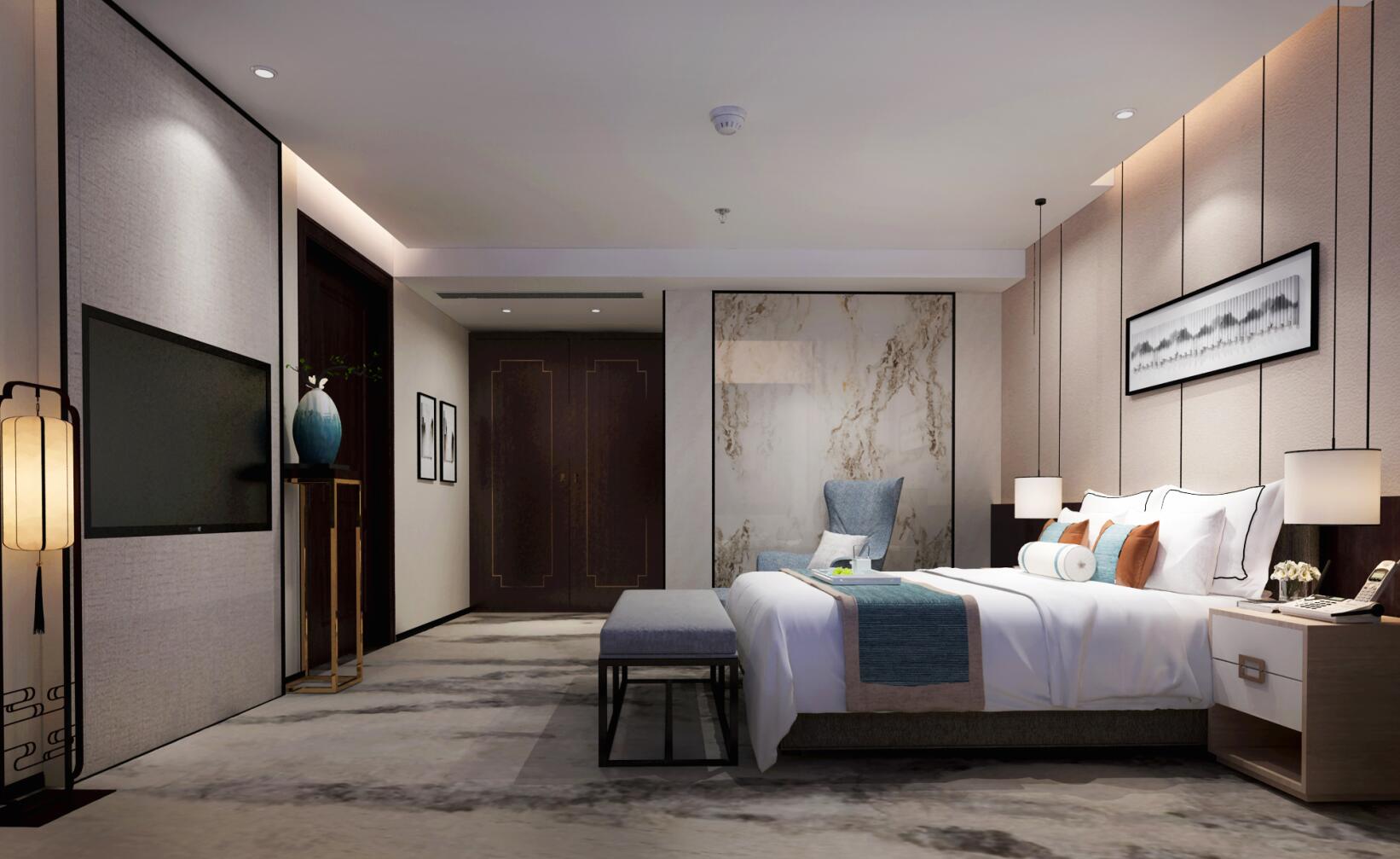 赣南师范大学国际交流中心改造设计：一场关于线构成与山川带来的空灵意境视觉盛宴-27