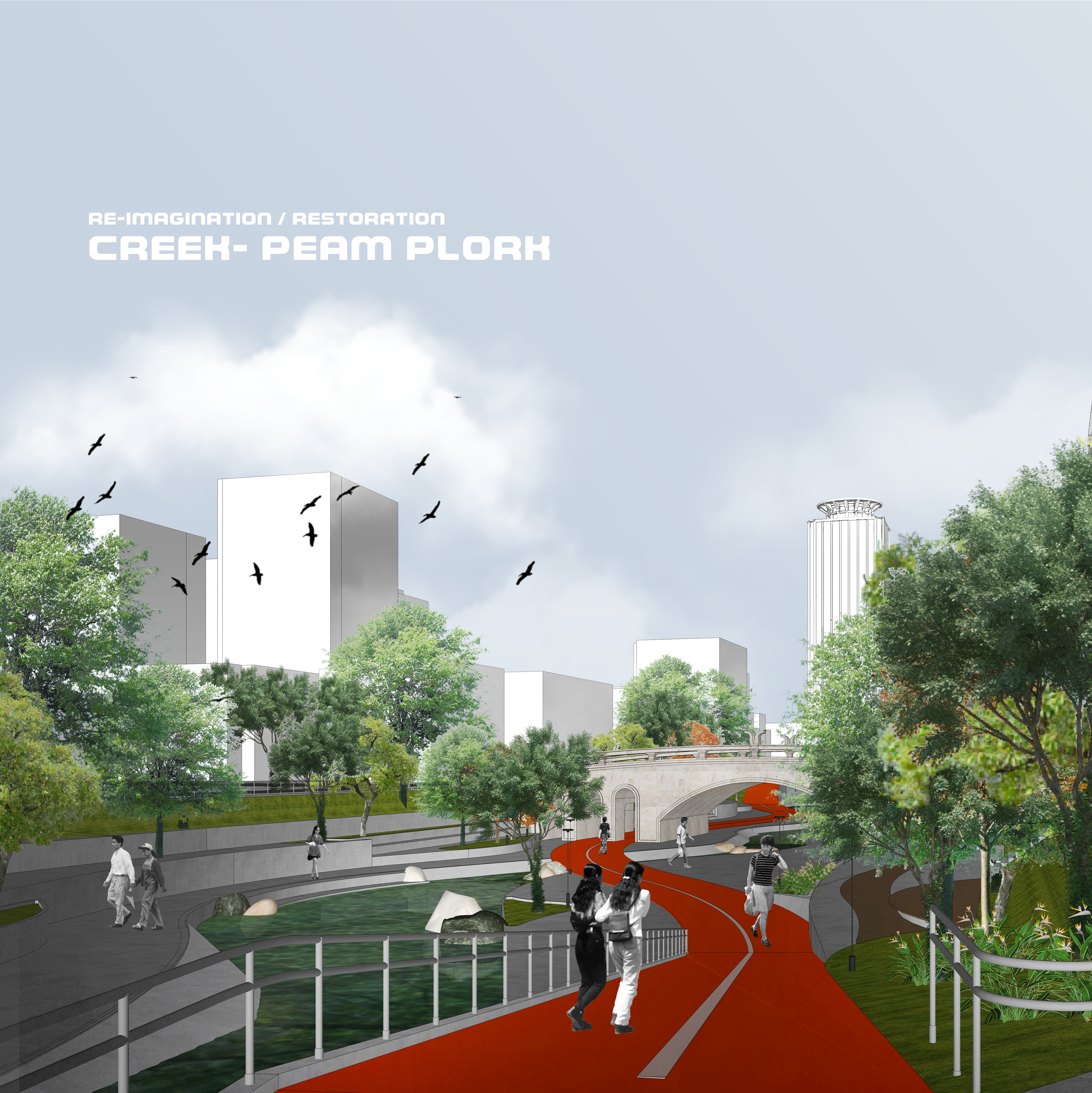 1ST PRIZE/ ACC URBAN DESIGN COMPETITION -WAT PHNOM-3