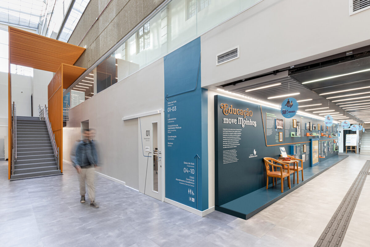 Moinhos de Vento School of Health Sciences - /STUDIOMDA - Wayfinding Design-17