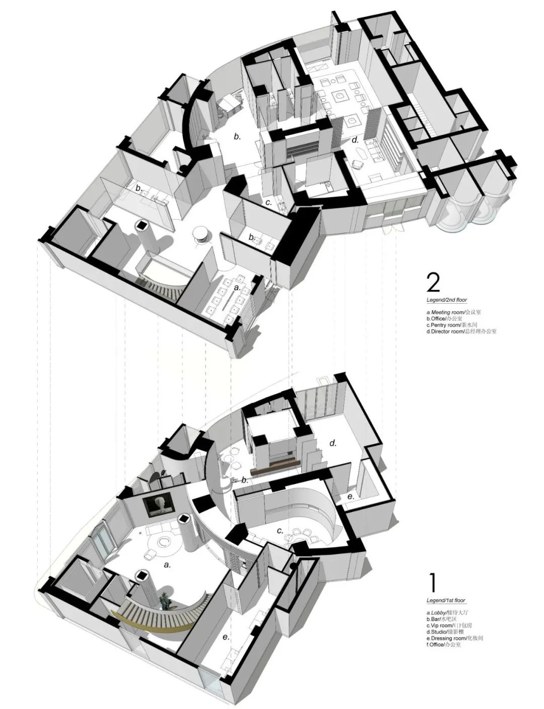 镜观映像私人会所丨中国上海丨大观·自成国际空间设计-13