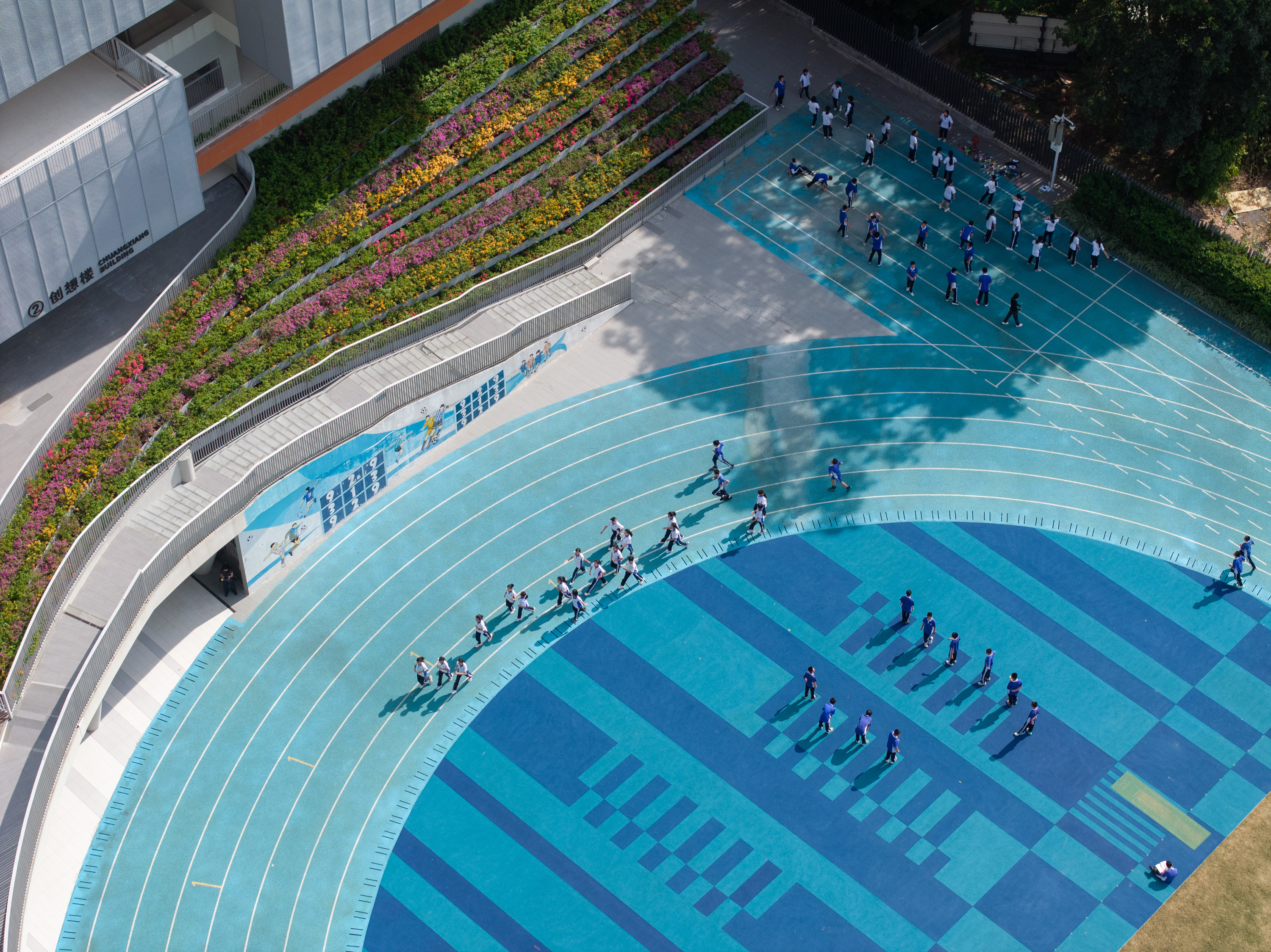 红岭教育集团 华富实验学校丨中国深圳丨大小景观,深圳市建筑设计研究总院有限公司,广州天泓-125