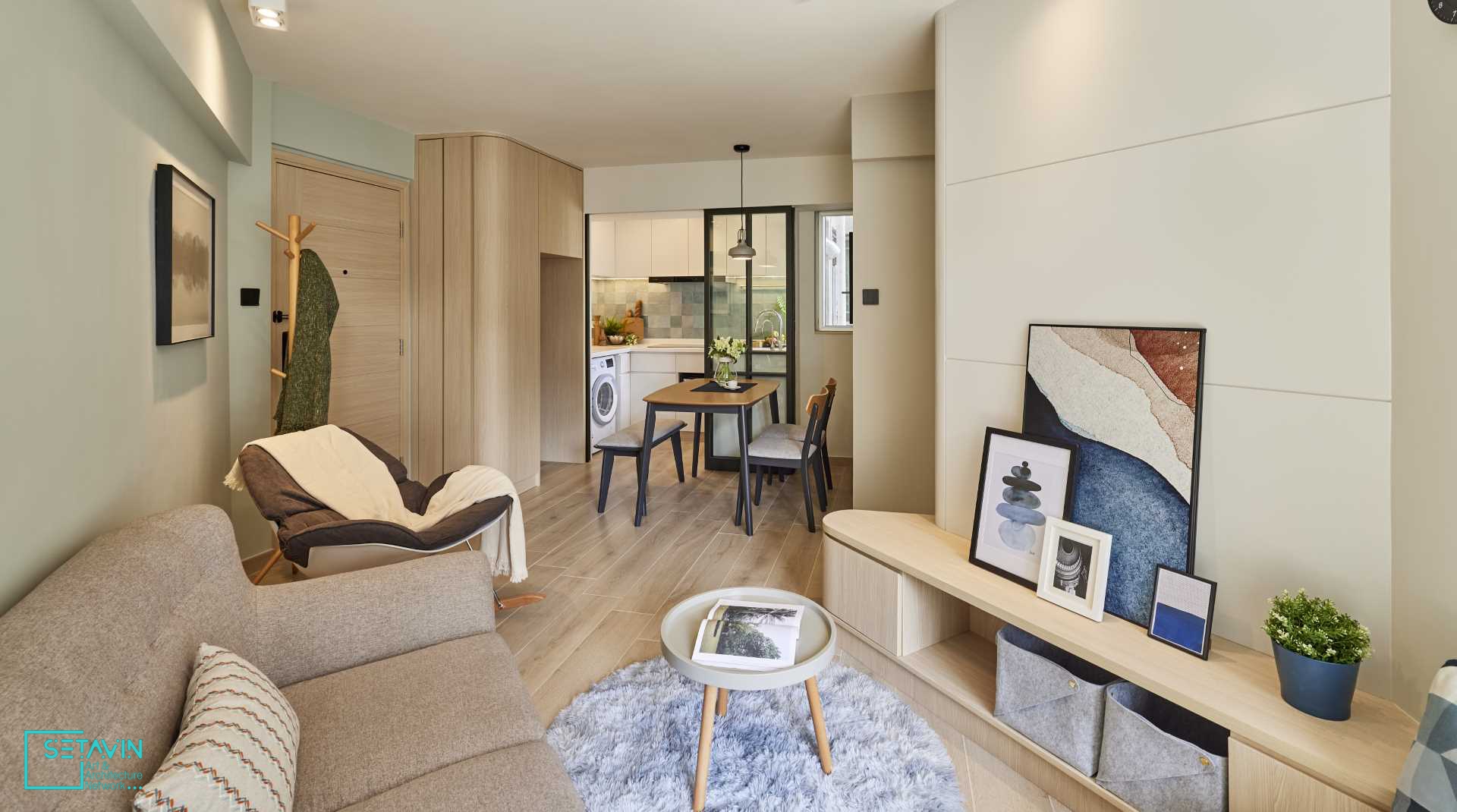 香港42平方米住宅室内设计丨中国香港丨littleMORE室内装饰工作室（阿黛尔·王和埃里克·刘）-21