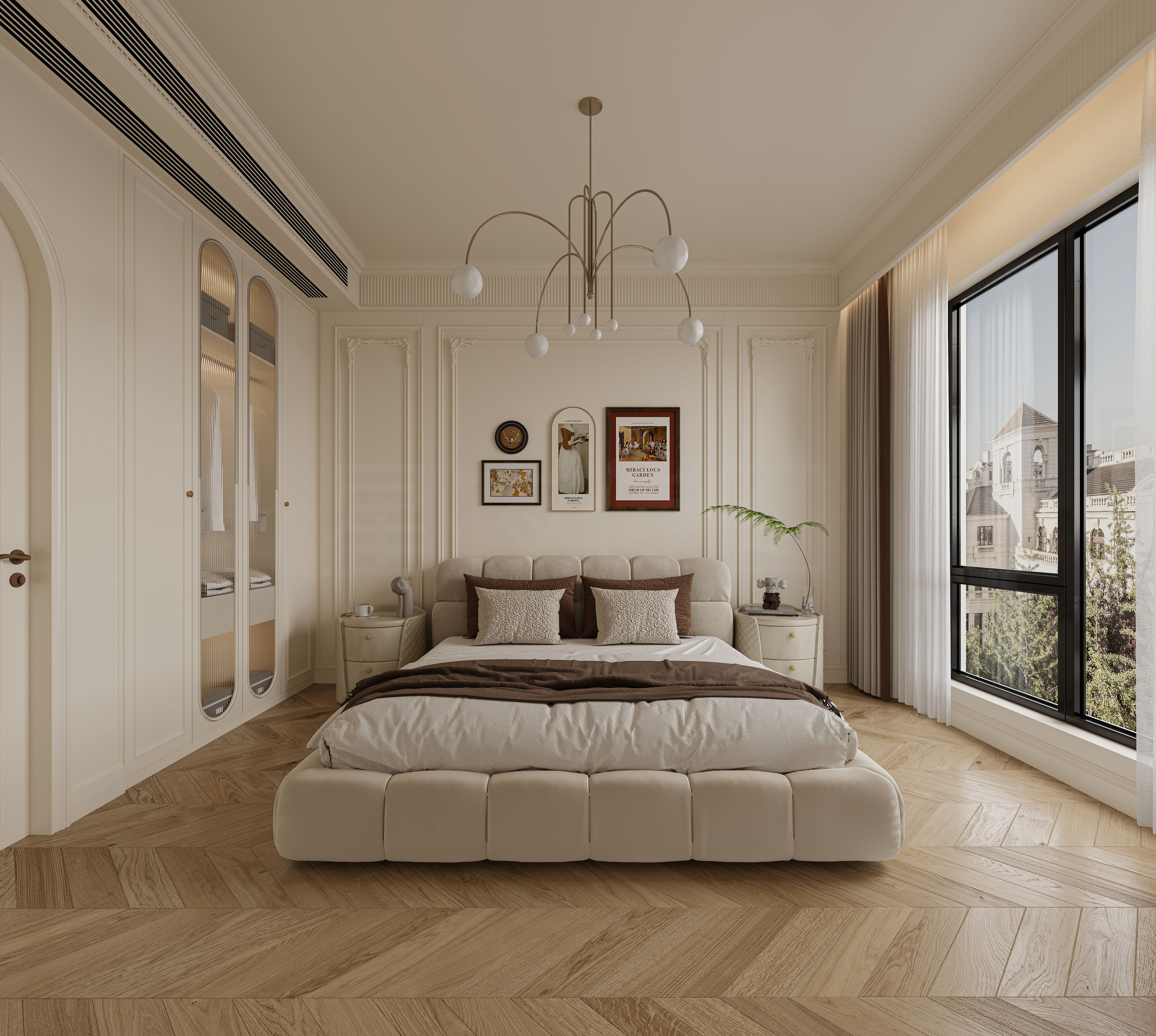 法式跃层效果图-1